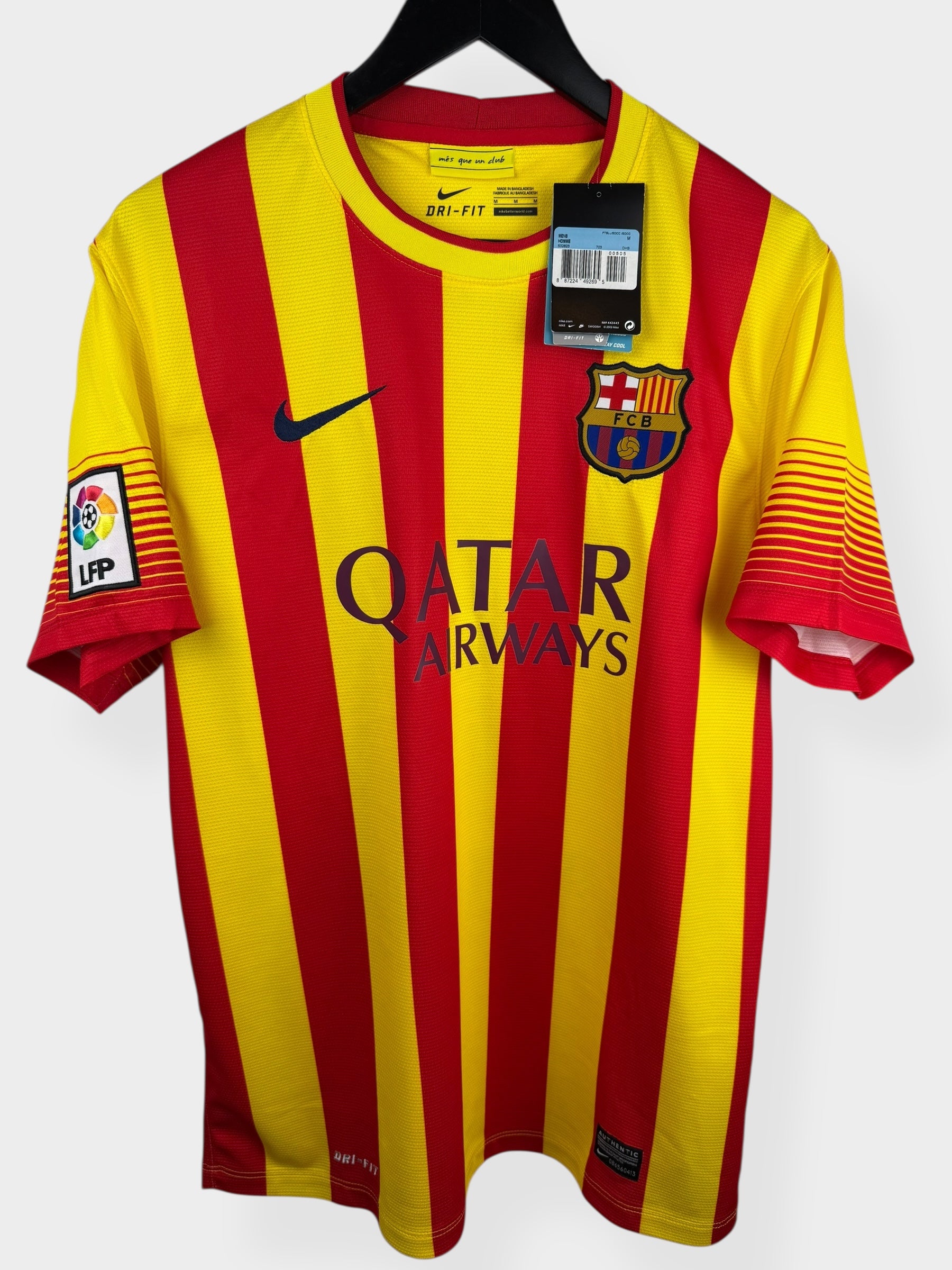 2013-14 BARCELONA AWAY SHIRT NEYMAR JR #11 M