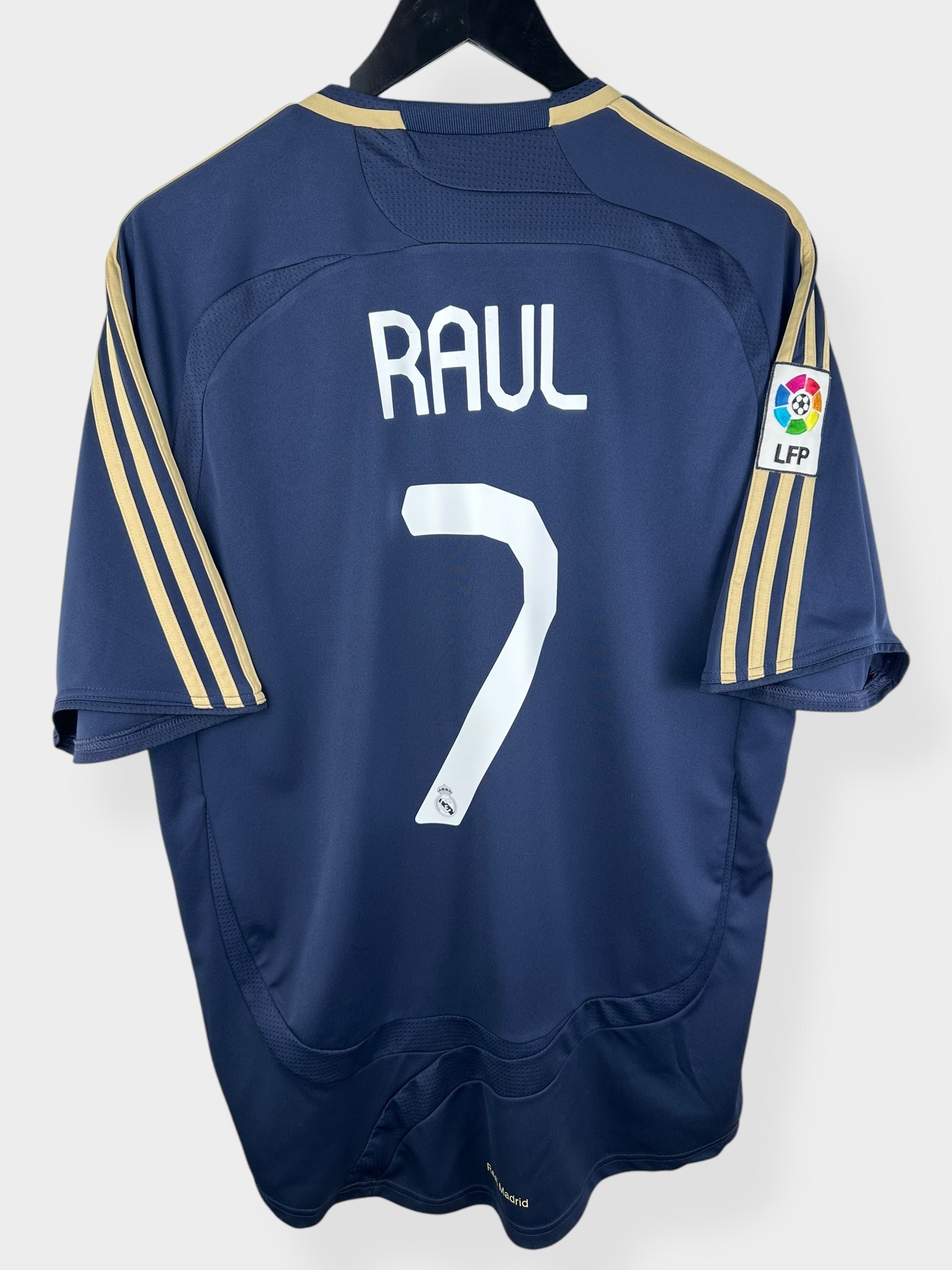 2007-08 REAL MADRID AWAY SHIRT RAUL #7 L