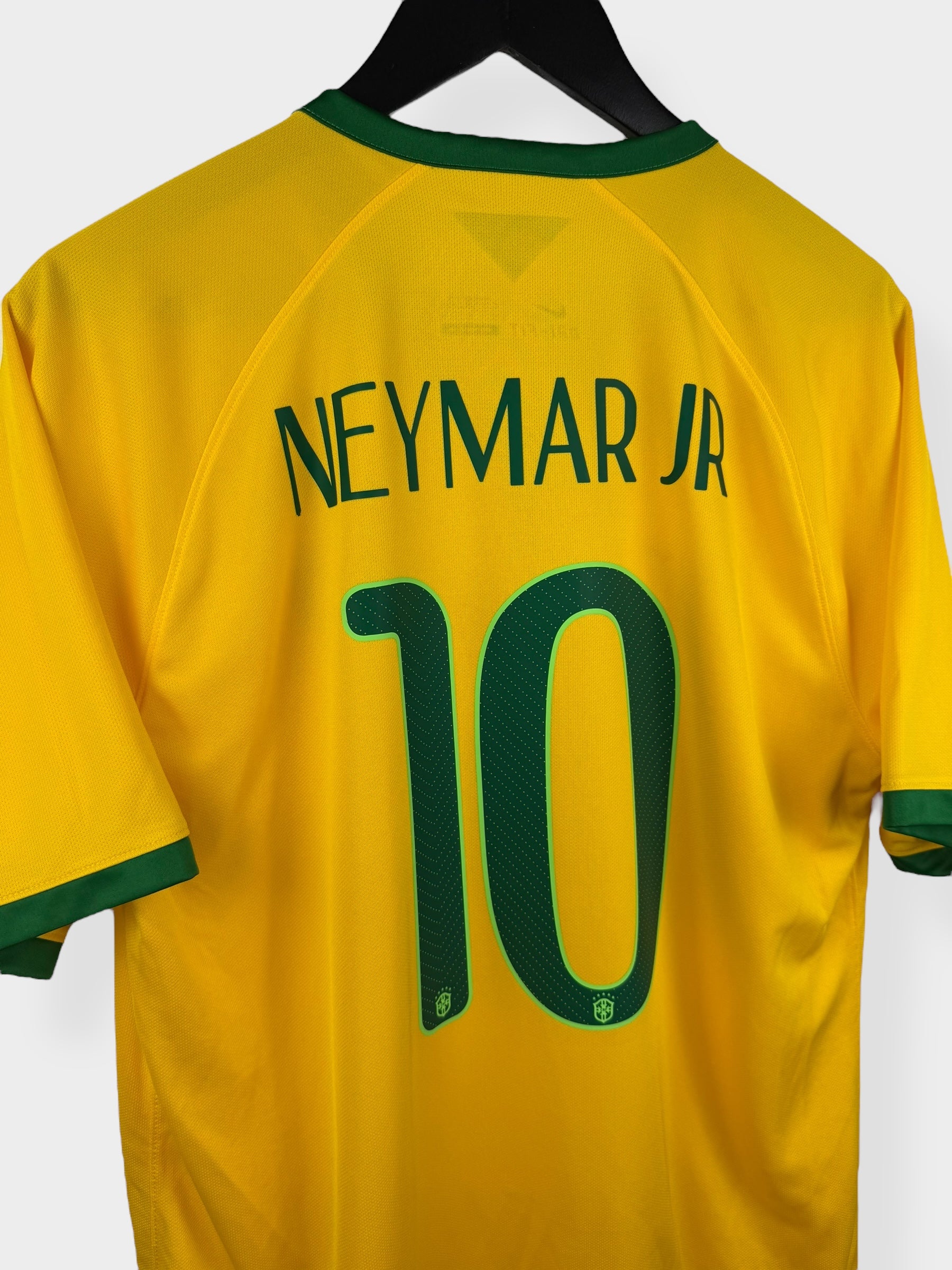 2014-15 BRAZIL HOME SHIRT NEYMAR JR #10 L