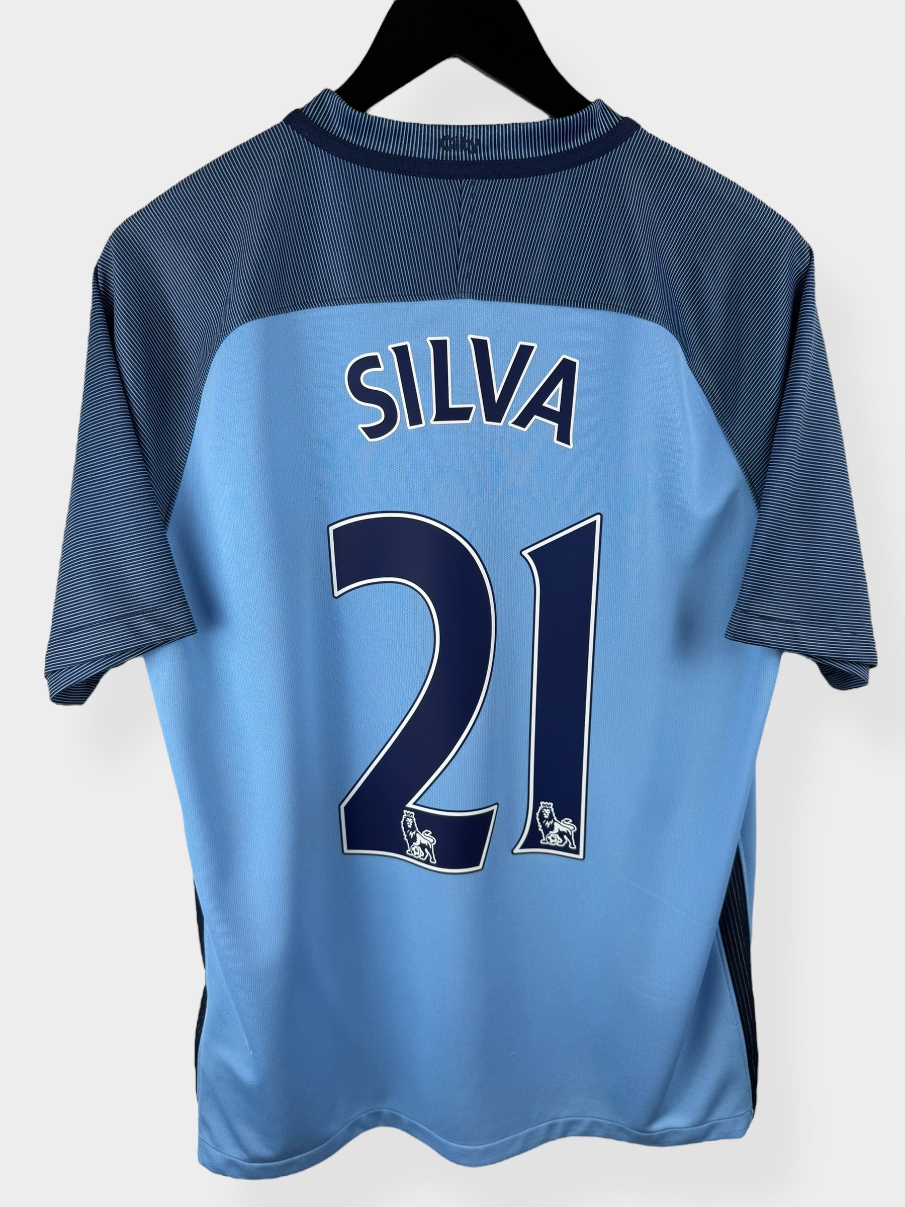2016-17 MANCHESTER CITY HOME SHIRT SILVA #21 M