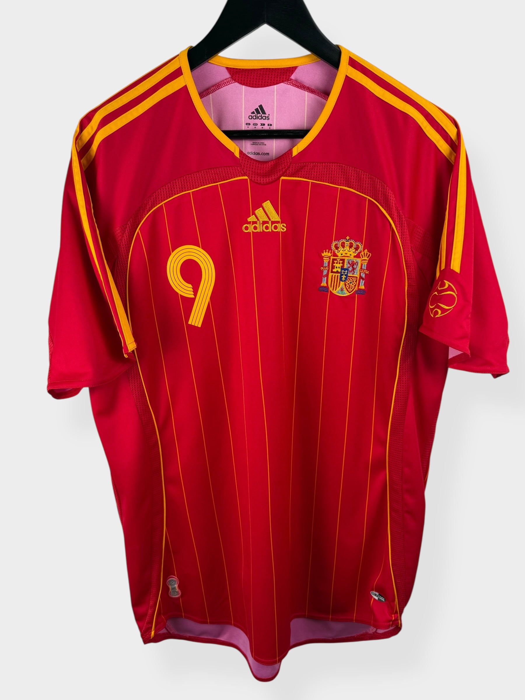 2006-08 SPAIN HOME SHIRT TORRES #9 M - Authentic Football Club