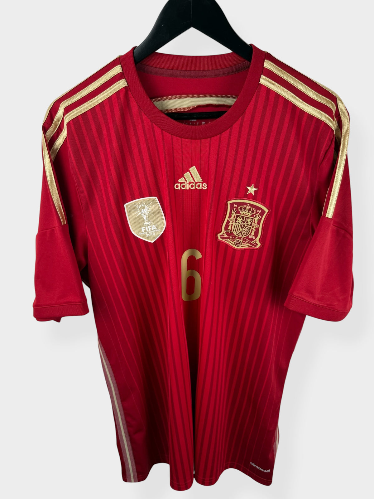 2014-15 SPANJE THUISSHIRT INIESTA #6 L