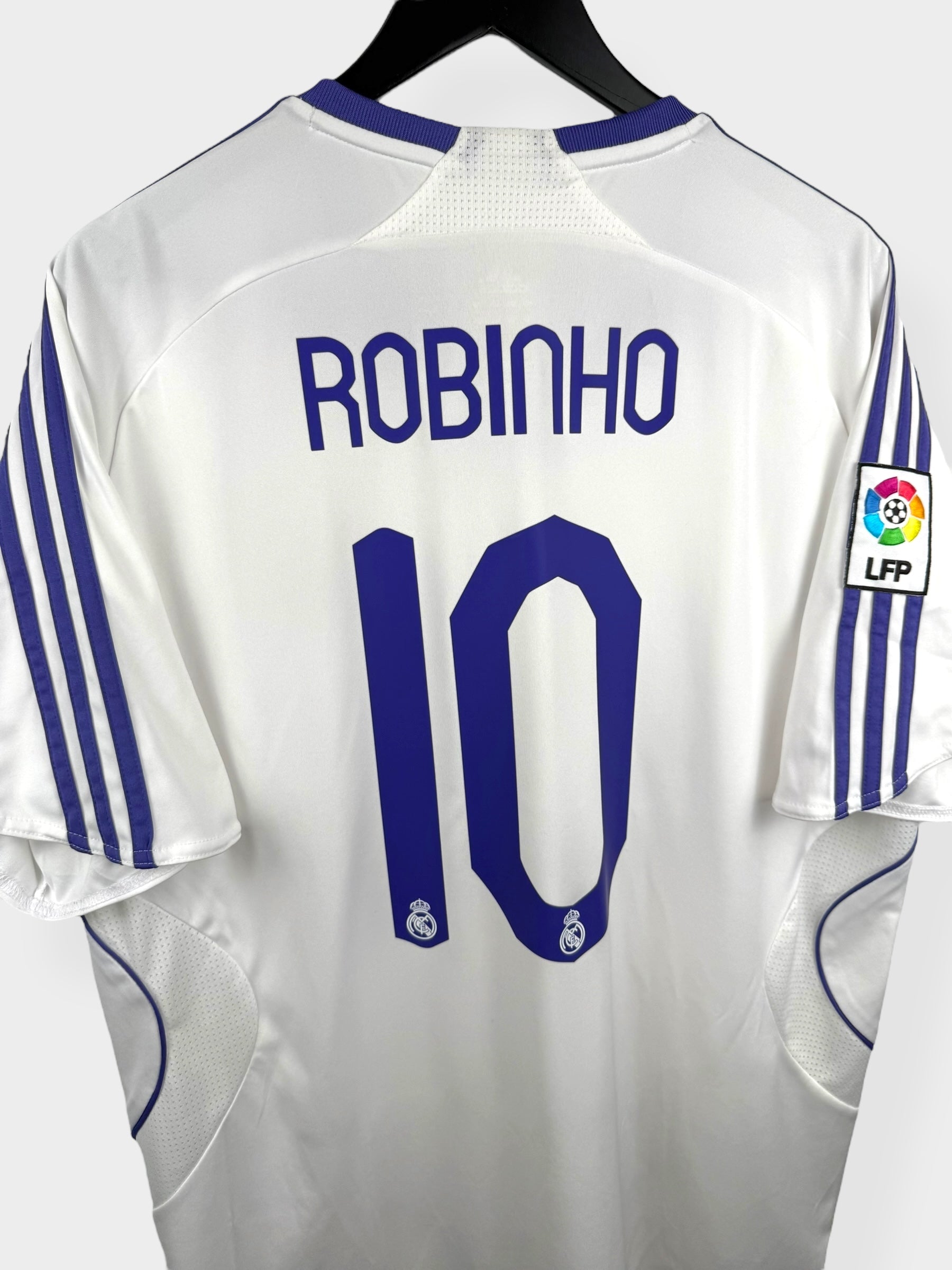 2007-08 REAL MADRID HOME SHIRT ROBINHO #10 L