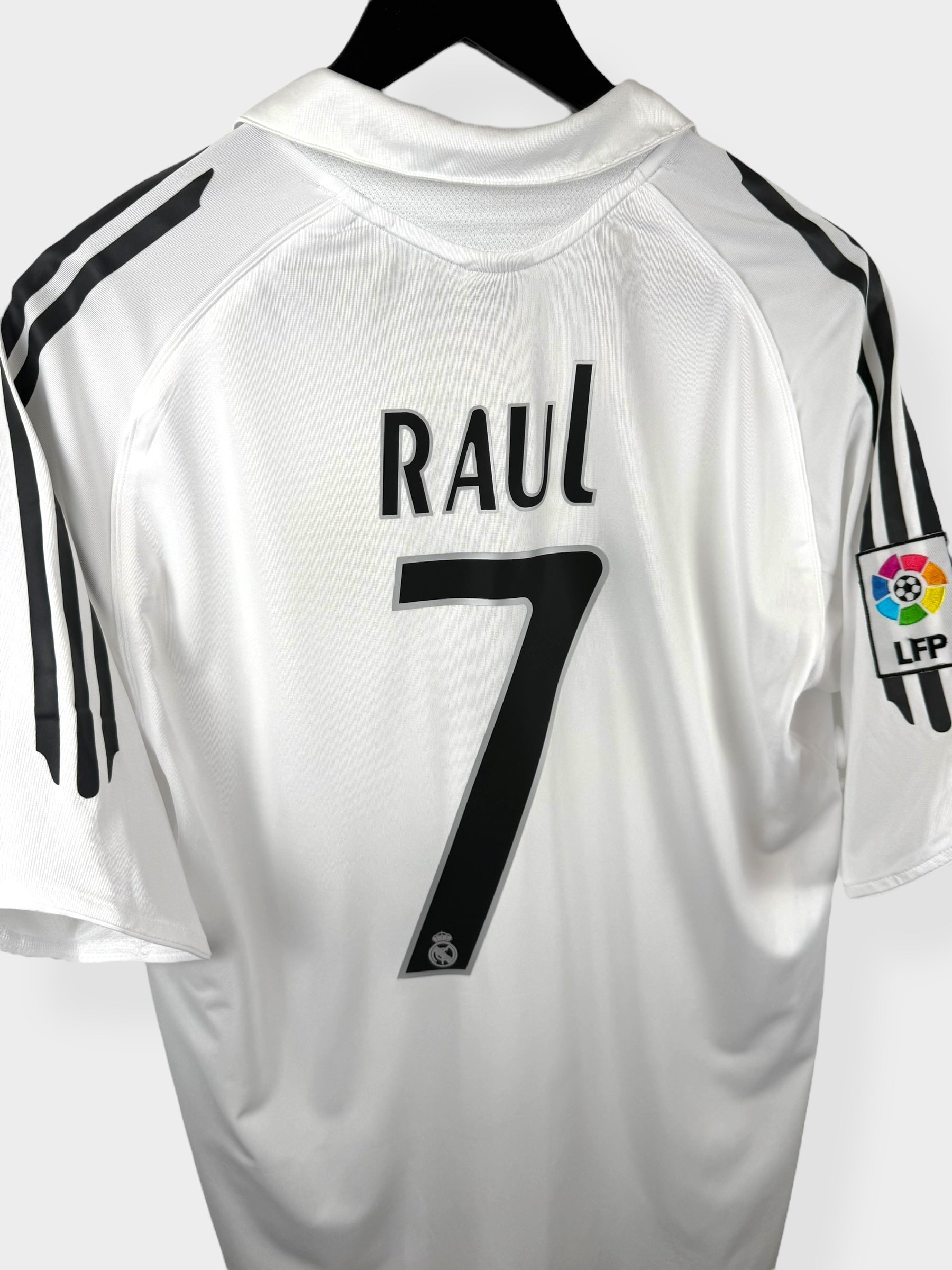 2004-05 REAL MADRID HOME SHIRT RAUL #7 M - Authentic Football Club