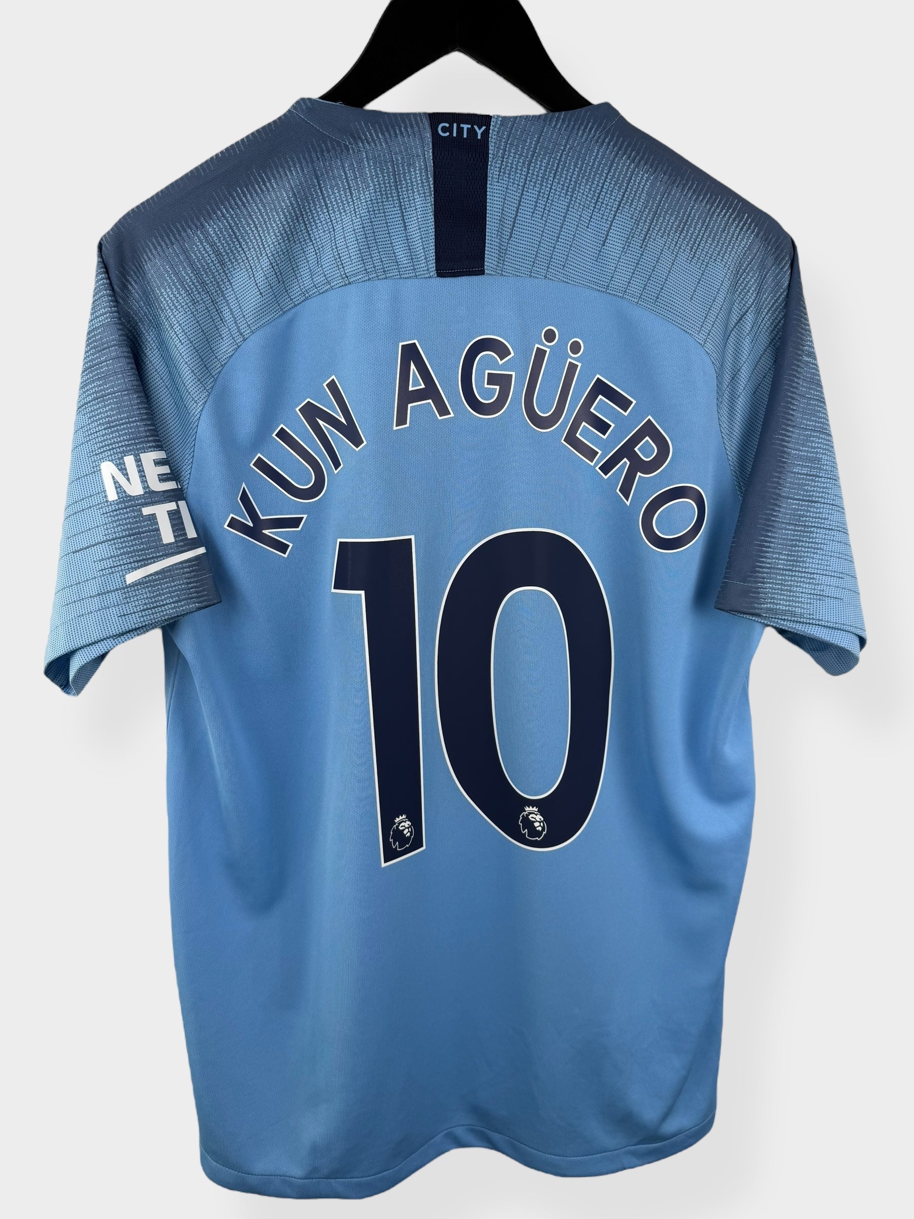 2018-19 MANCHESTER CITY KUN AGÜERO #10 L