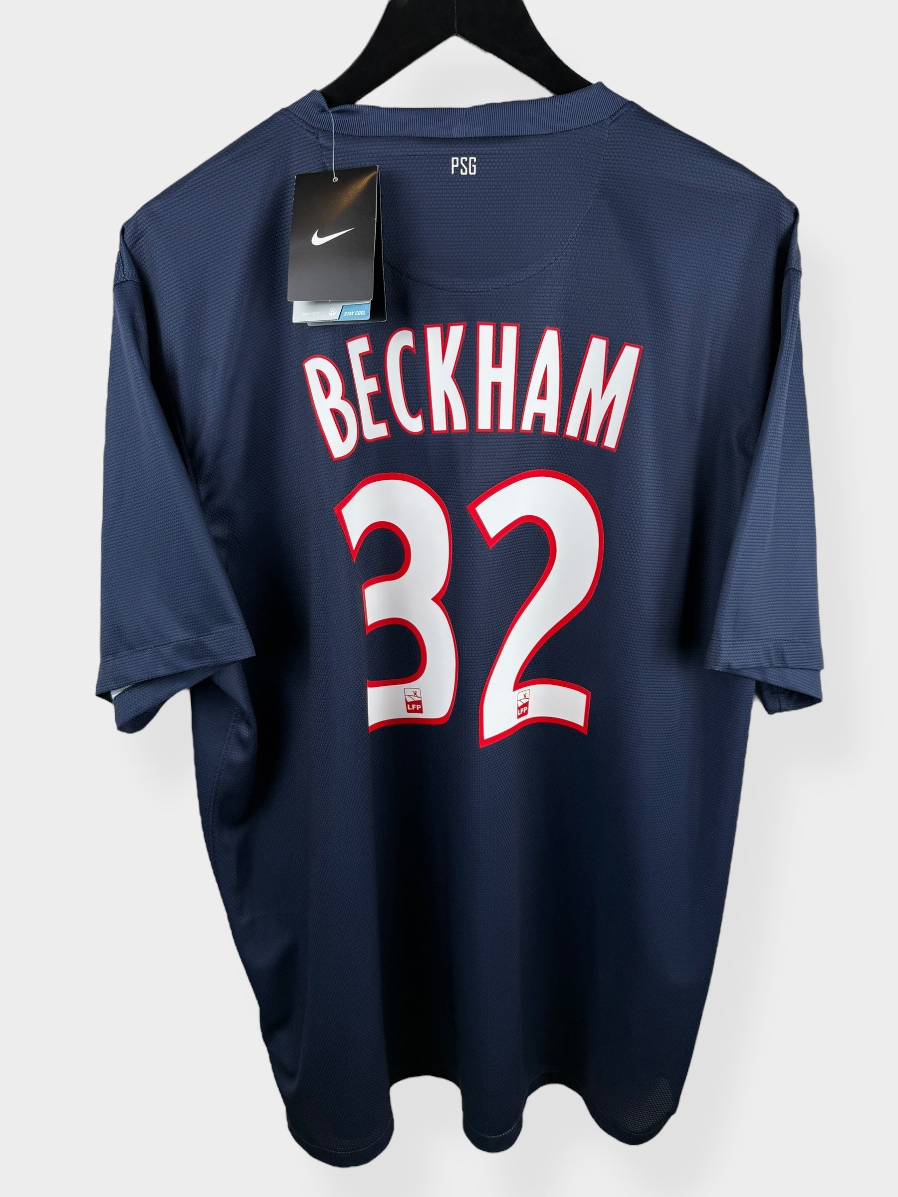 2012-13 PARIS SAINT-GERMAIN HOME SHIRT BECKHAM #32 XL