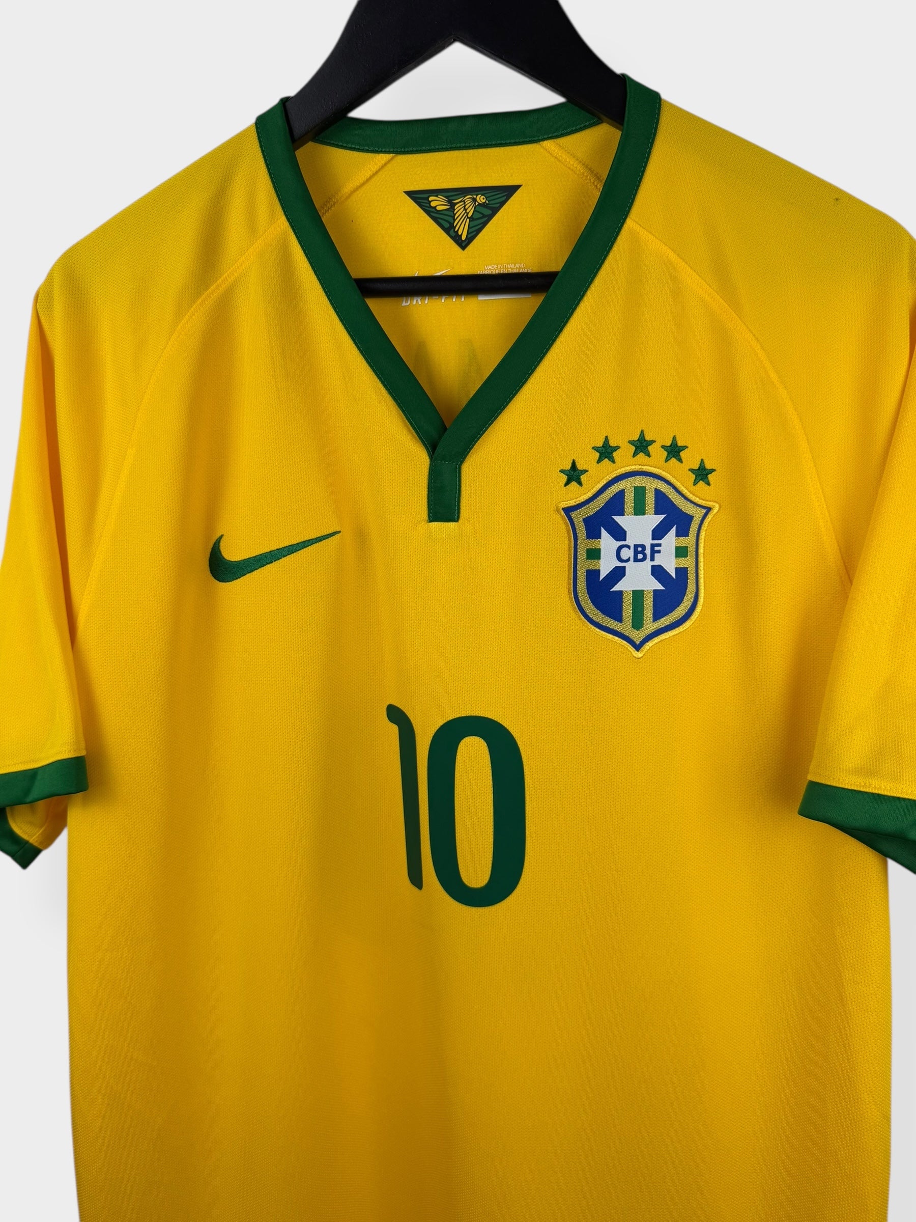 2014-15 BRAZIL HOME SHIRT NEYMAR JR #10 L