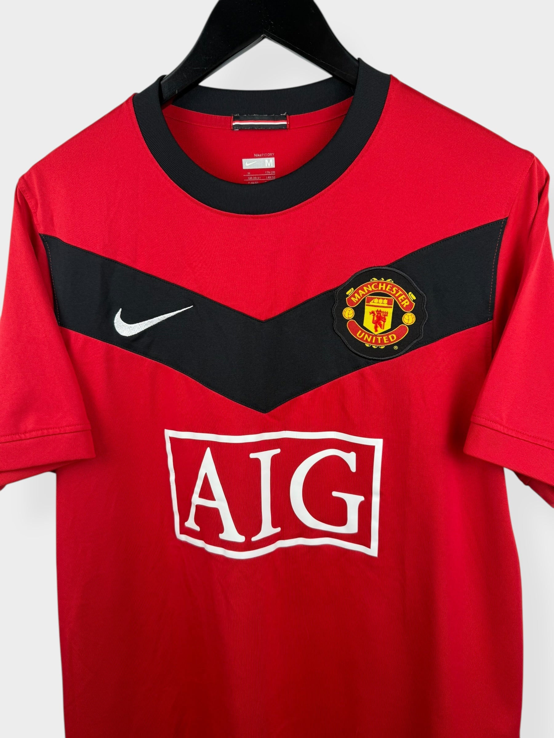 2009-10 MANCHESTER UNITED HOME SHIRT NANI #17 M