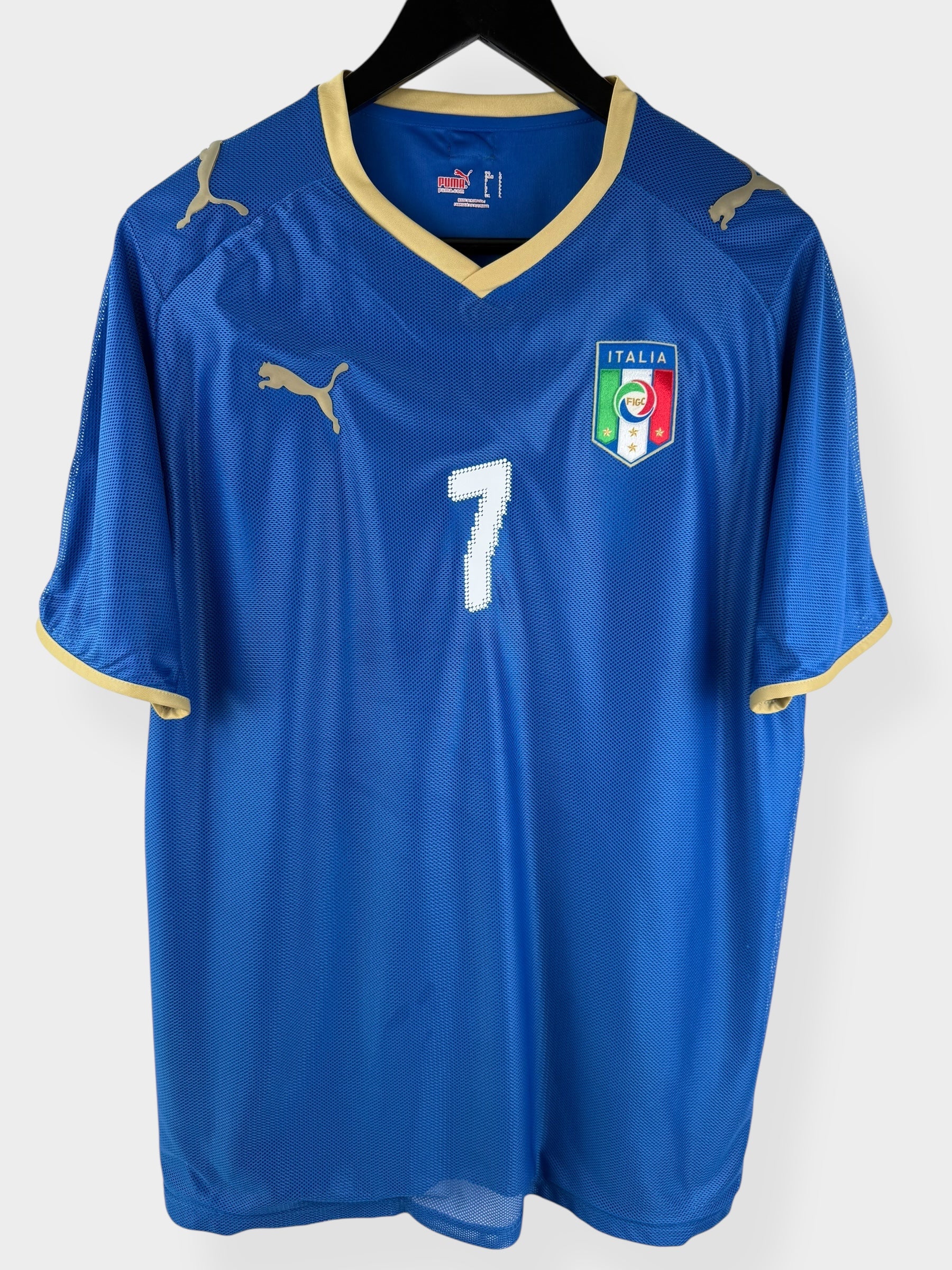 2008-09 ITALY HOME SHIRT DEL PIERO #7 L