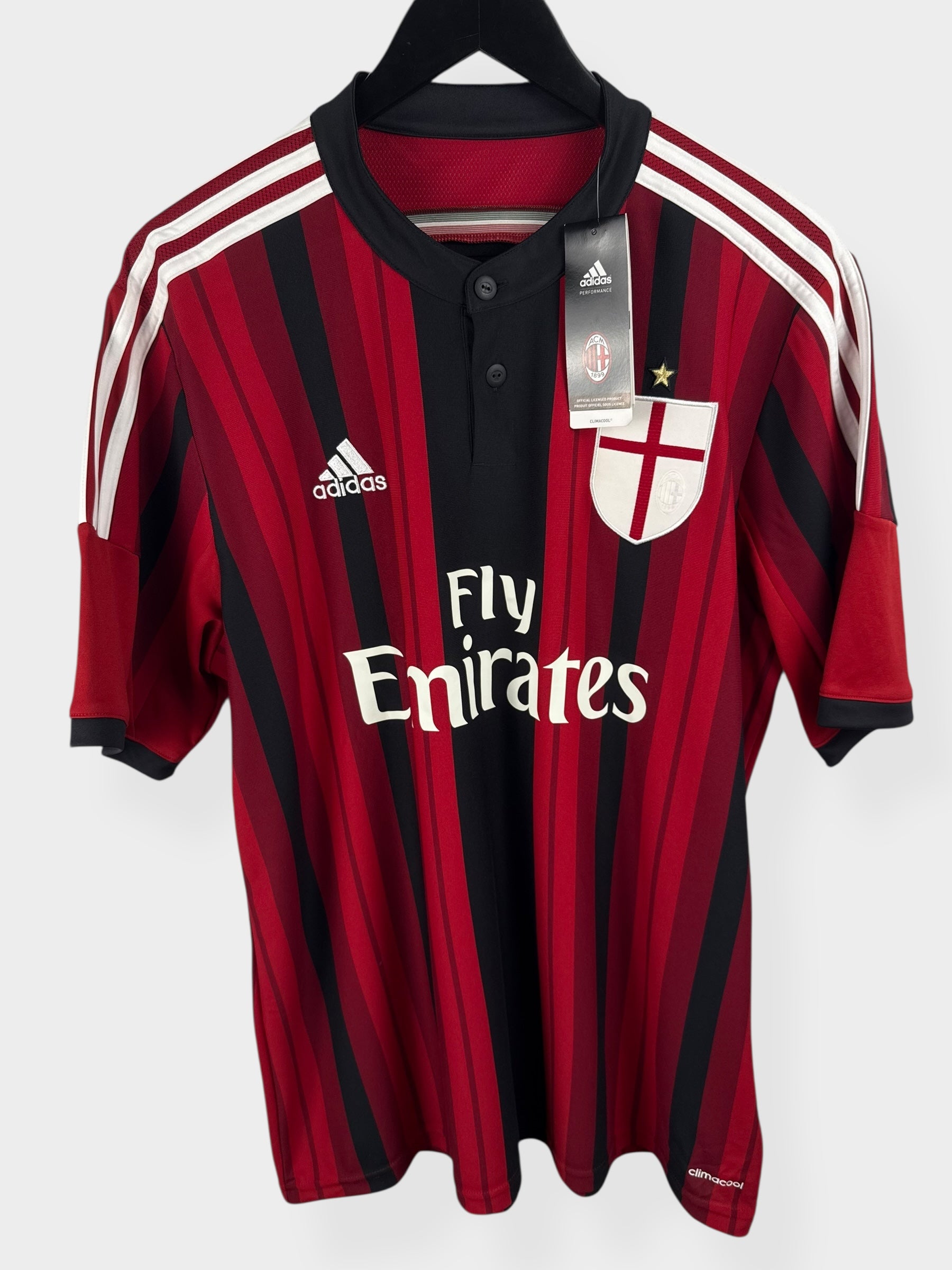 2014-15 AC MILAN HOME SHIRT KAKA #22 L - Authentic Football Club