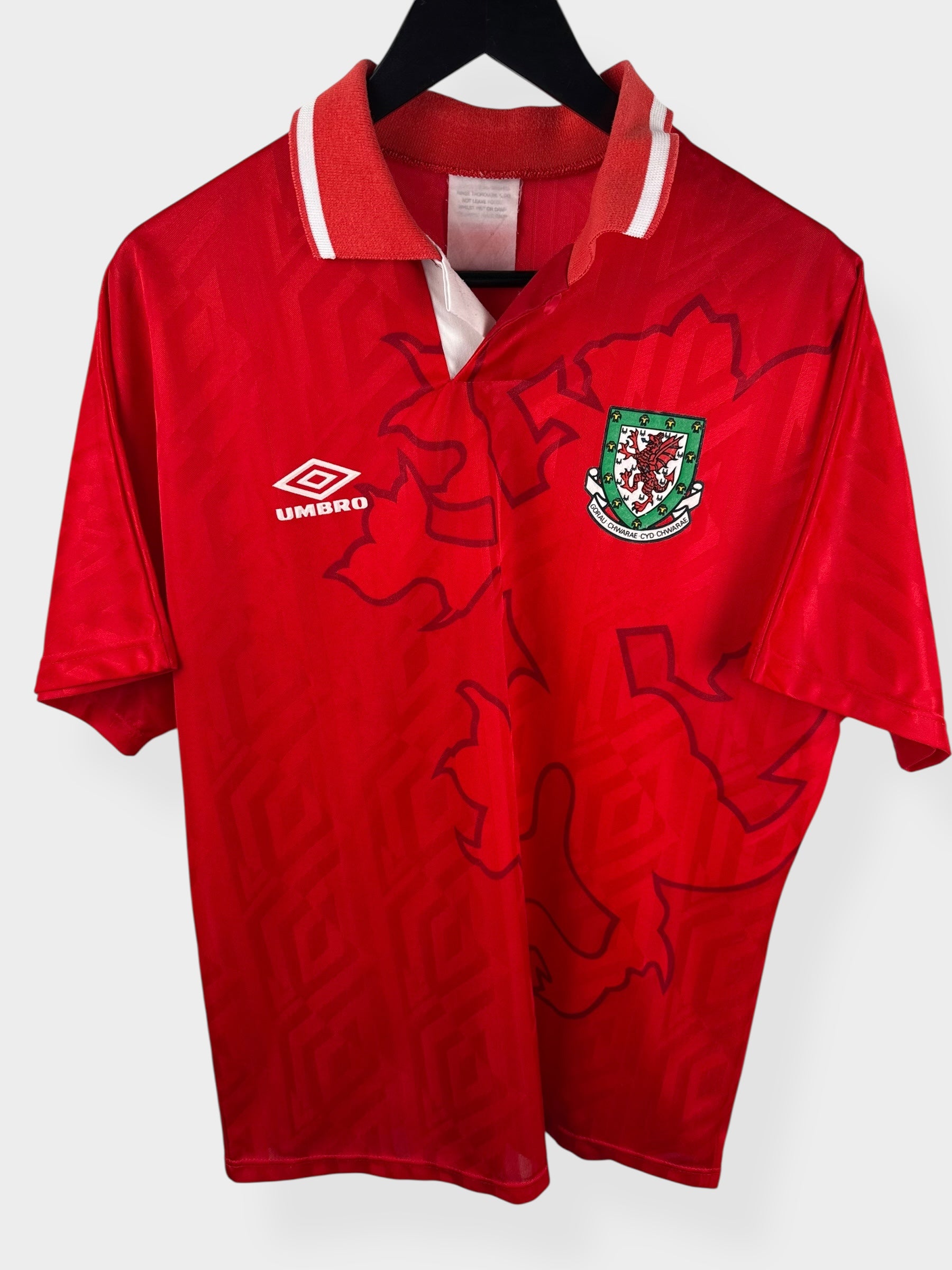 1992-94 WALES HOME SHIRT M - Authentic Football Club