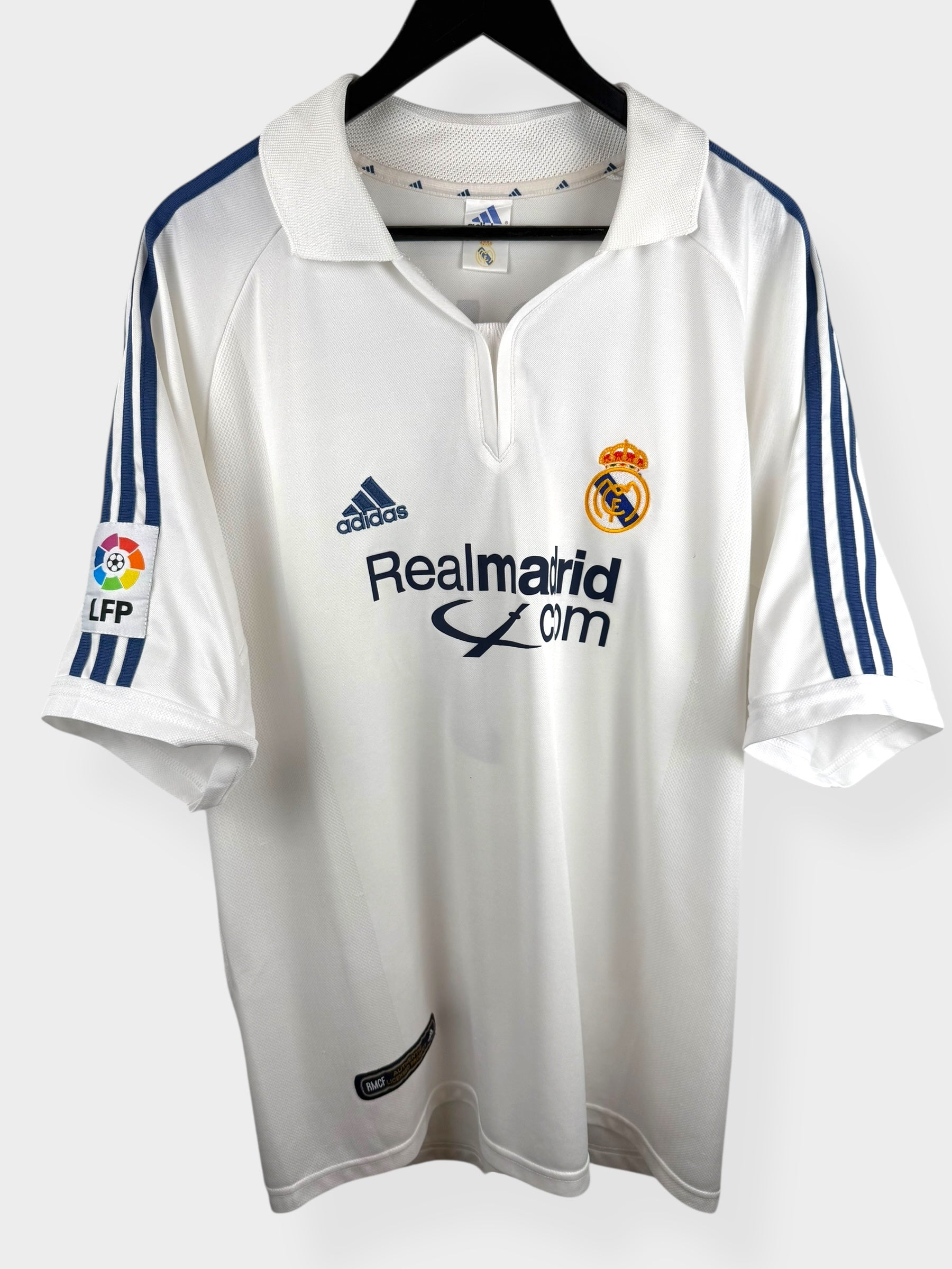2001-02 REAL MADRID HOME SHIRT ZIDANE #5 L - Authentic Football Club