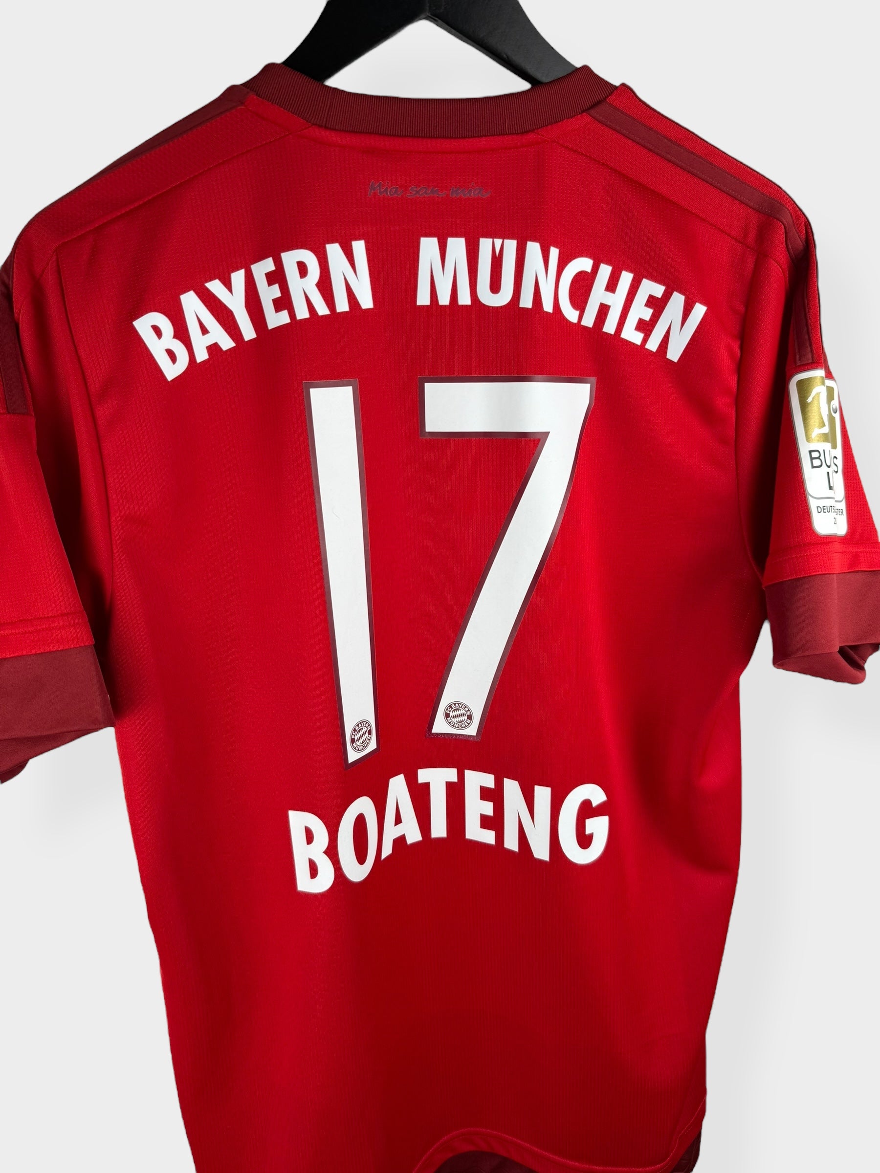 2015-16 BAYERN MÜNCHEN THUISSHIRT BOATENG #17 M