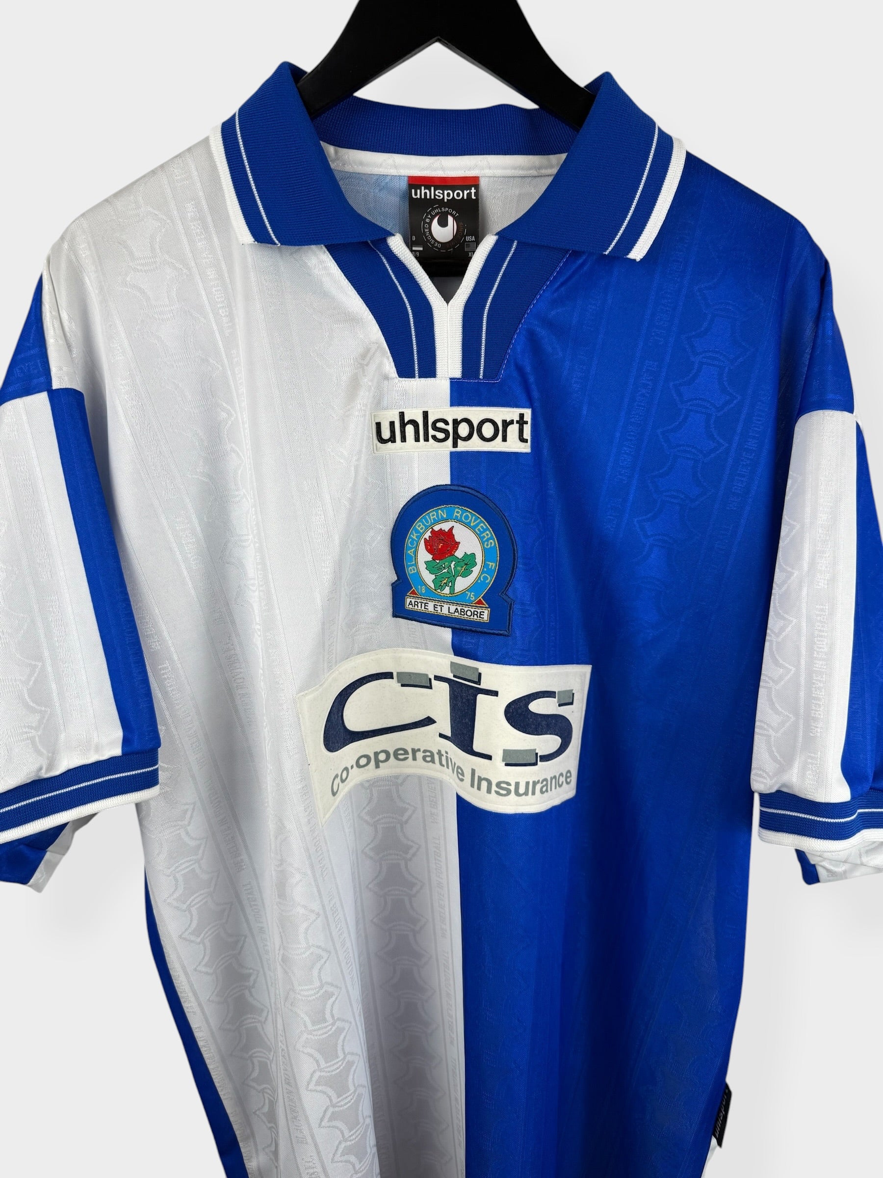 1998-99 BLACKBURN ROVERS HOME SHIRT XL