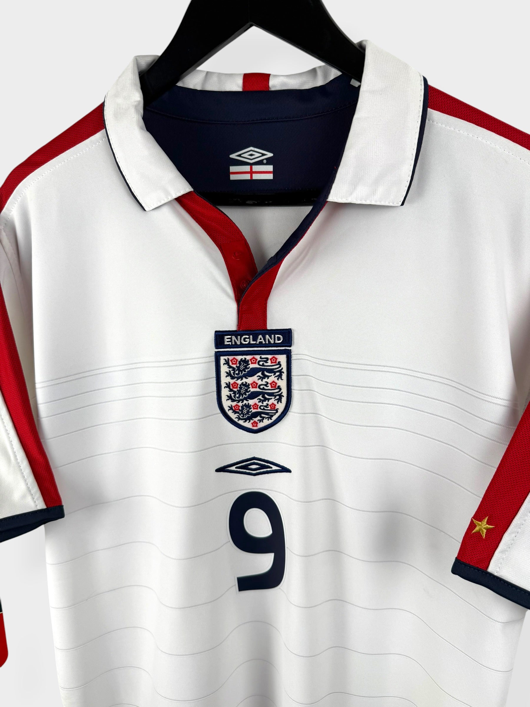 2003-05 ENGLAND HOME SHIRT ROONEY #9 M