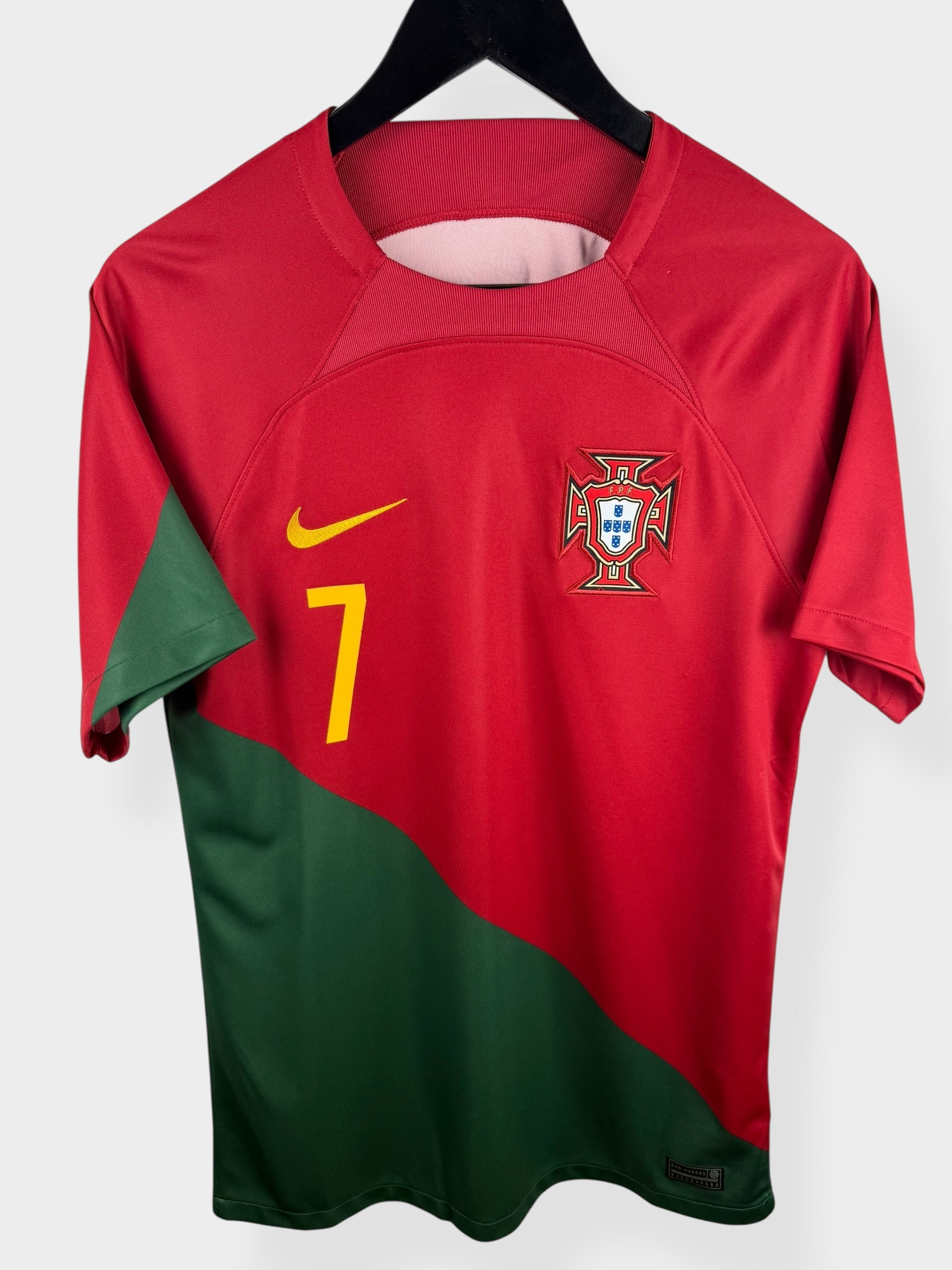2022-23 PORTUGAL HOME SHIRT RONALDO #7 S - Authentic Football Club