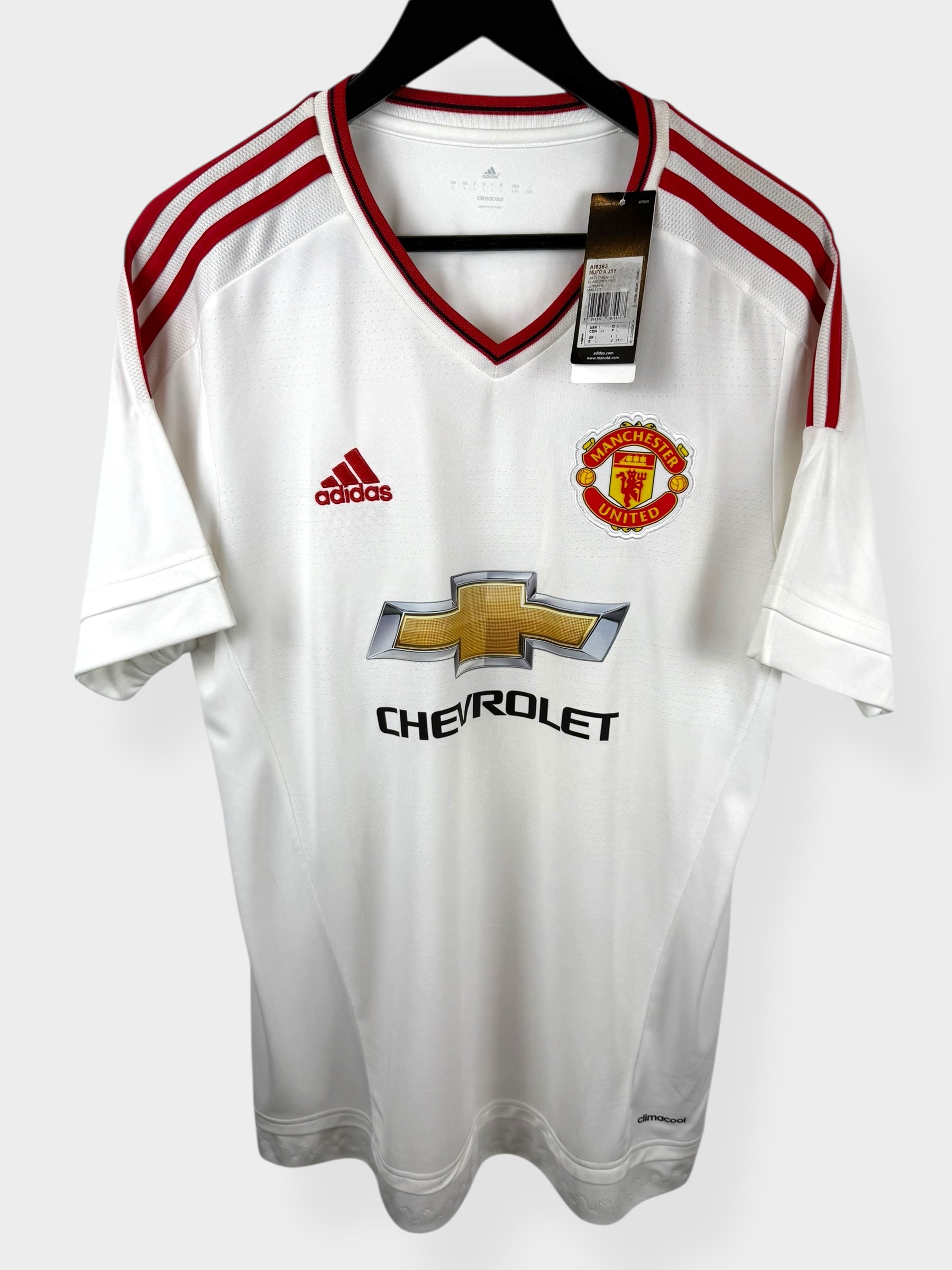 2015-16 MANCHESTER UNITED AWAY SHIRT L - Authentic Football Club