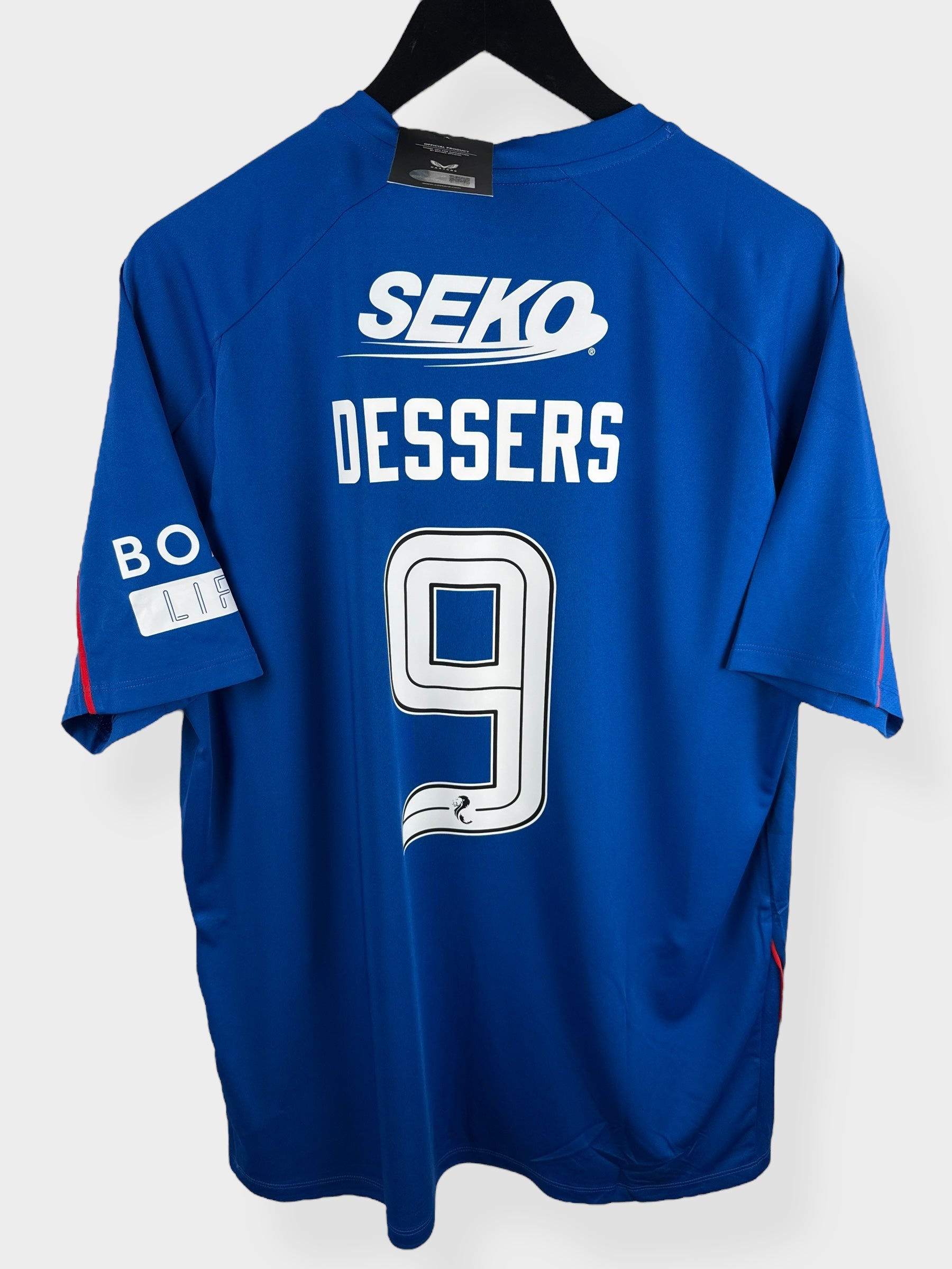 2024-25 RANGERS HOME SHIRT DESSERS #9 XL
