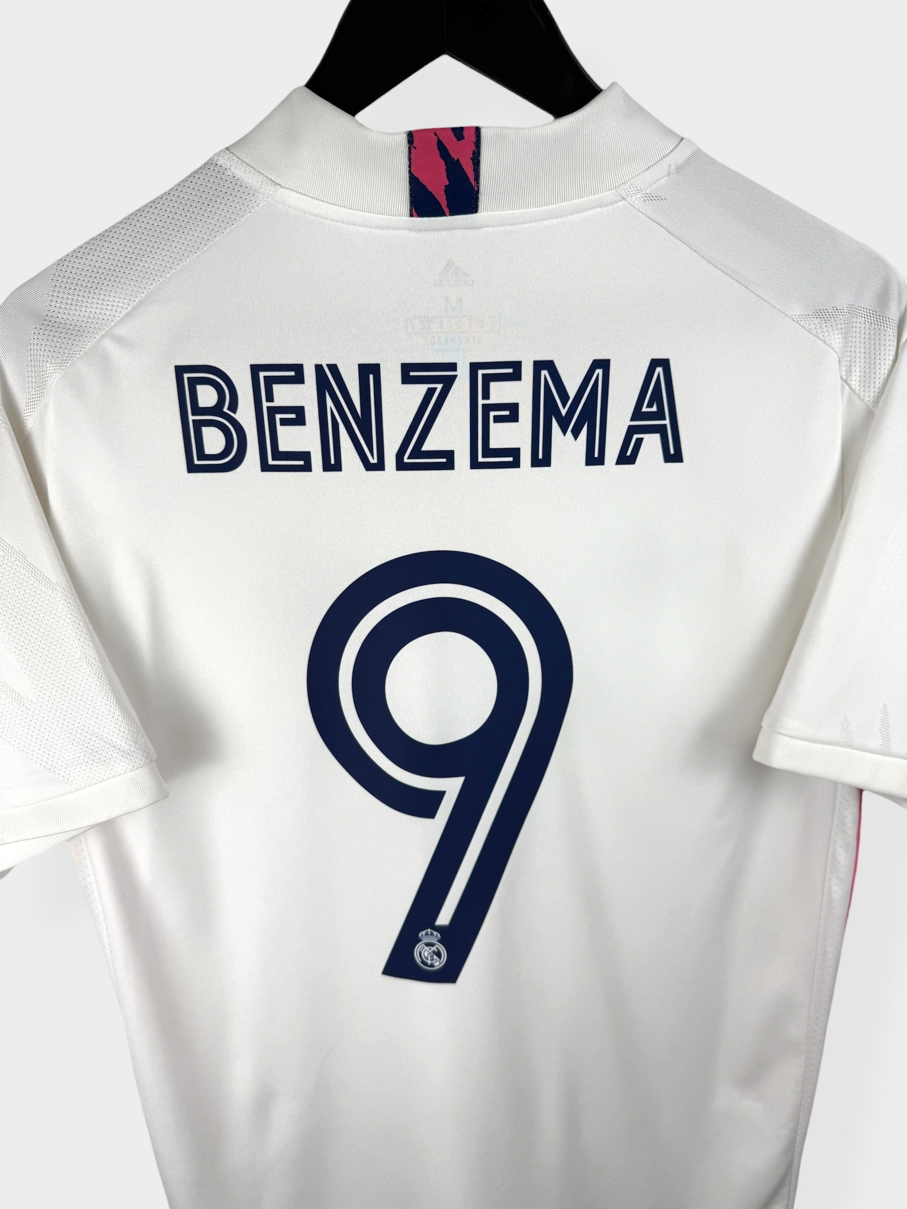 2020-21 REAL MADRID HOME SHIRT BENZEMA #9 M