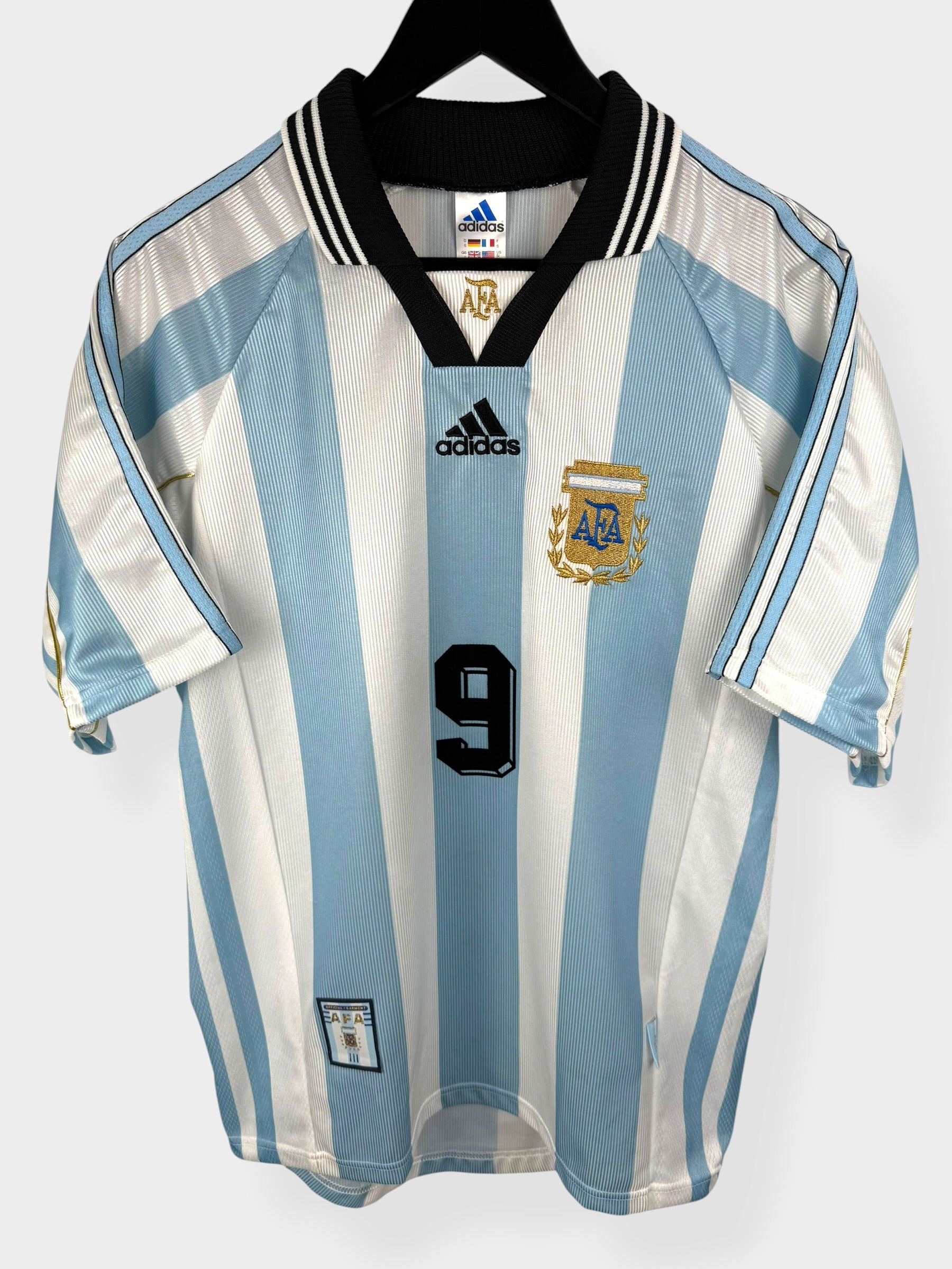 MAILLOT DOMICILE ARGENTINE 1998-99 BATISTUTA #9 S