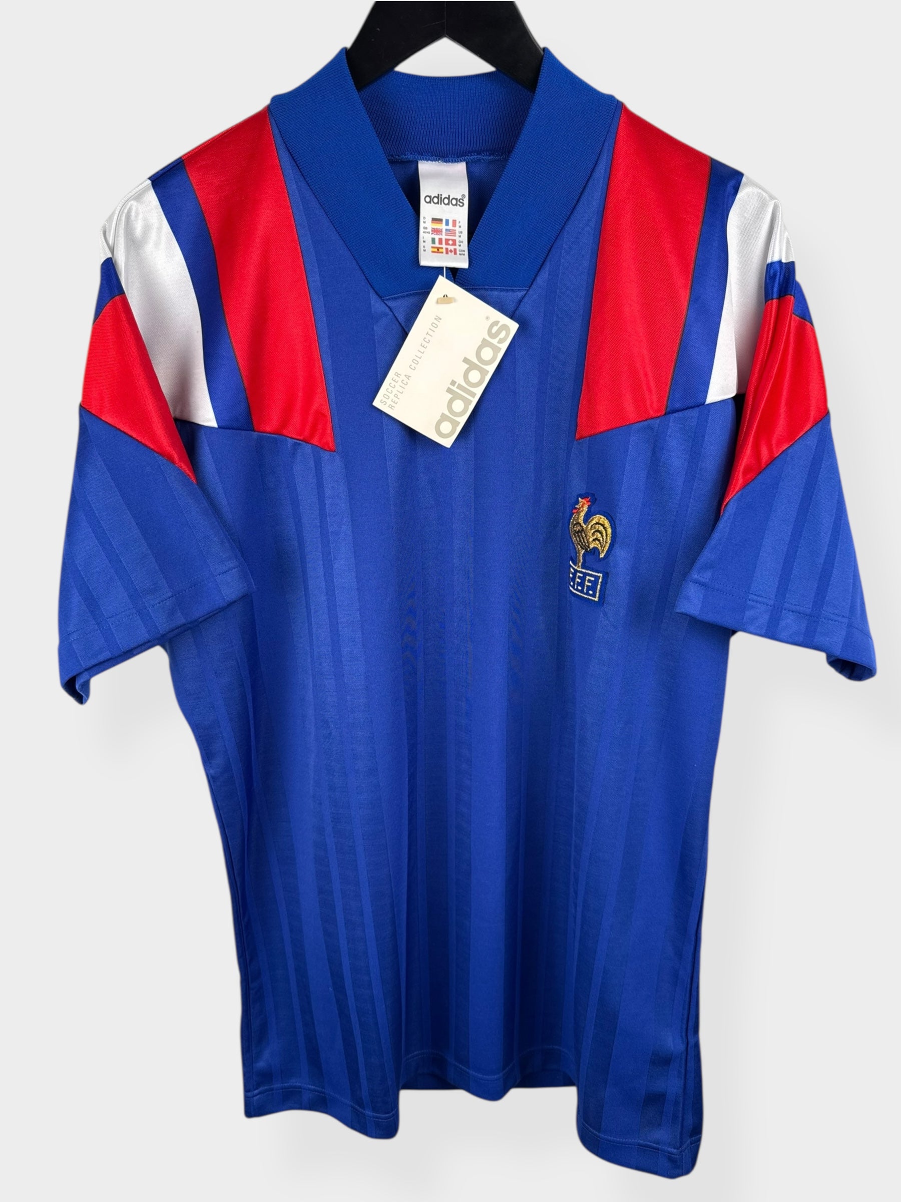 1992-94 FRANCE HOME SHIRT M - Authentic Football Club