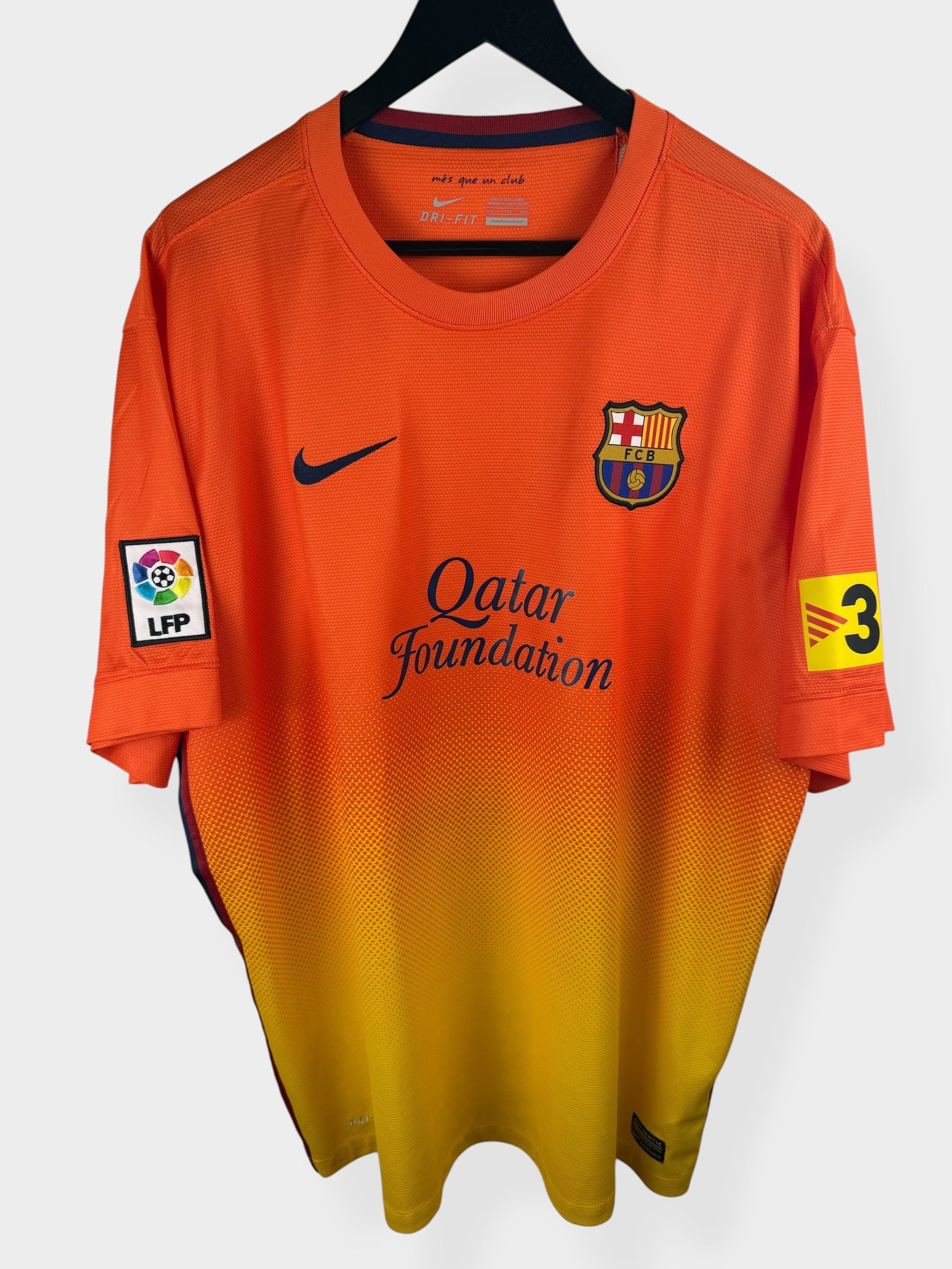 2012-13 BARCELONA AWAY SHIRT MESSI #10 XXL