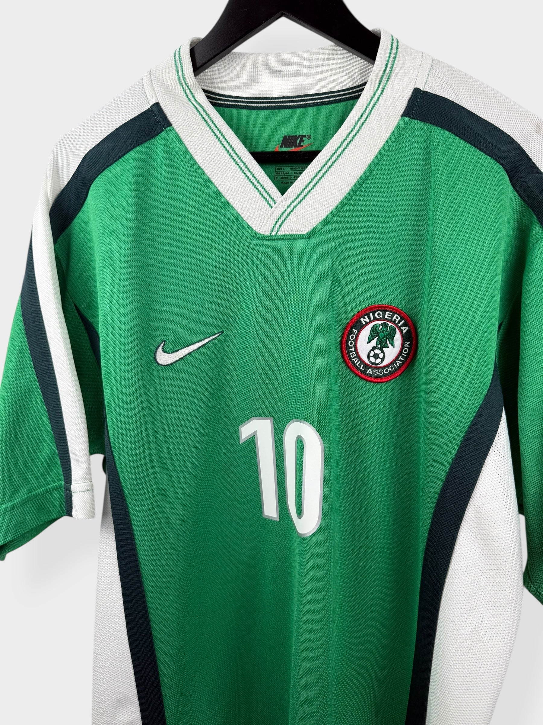 1998-00 NIGERIA HOME SHIRT OKOCHA #10 L