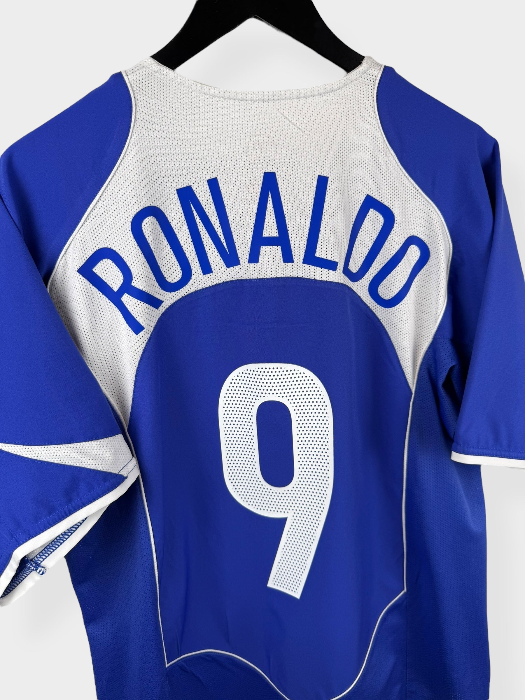 2004-06 BRAZIL AWAY SHIRT RONALDO #9 L - Authentic Football Club
