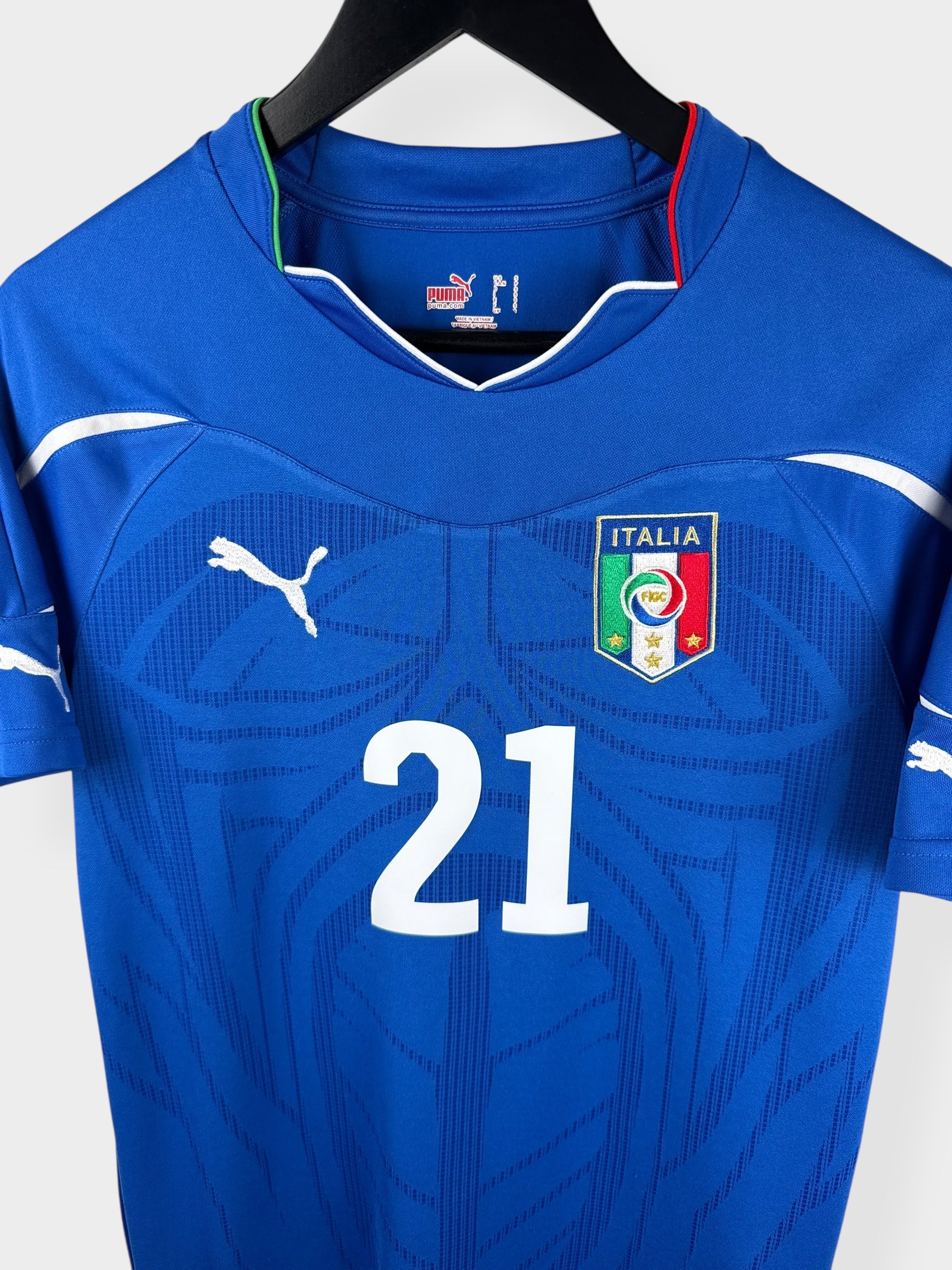 2010-12 ITALY HOME SHIRT PIRLO #21 S - Authentic Football Club
