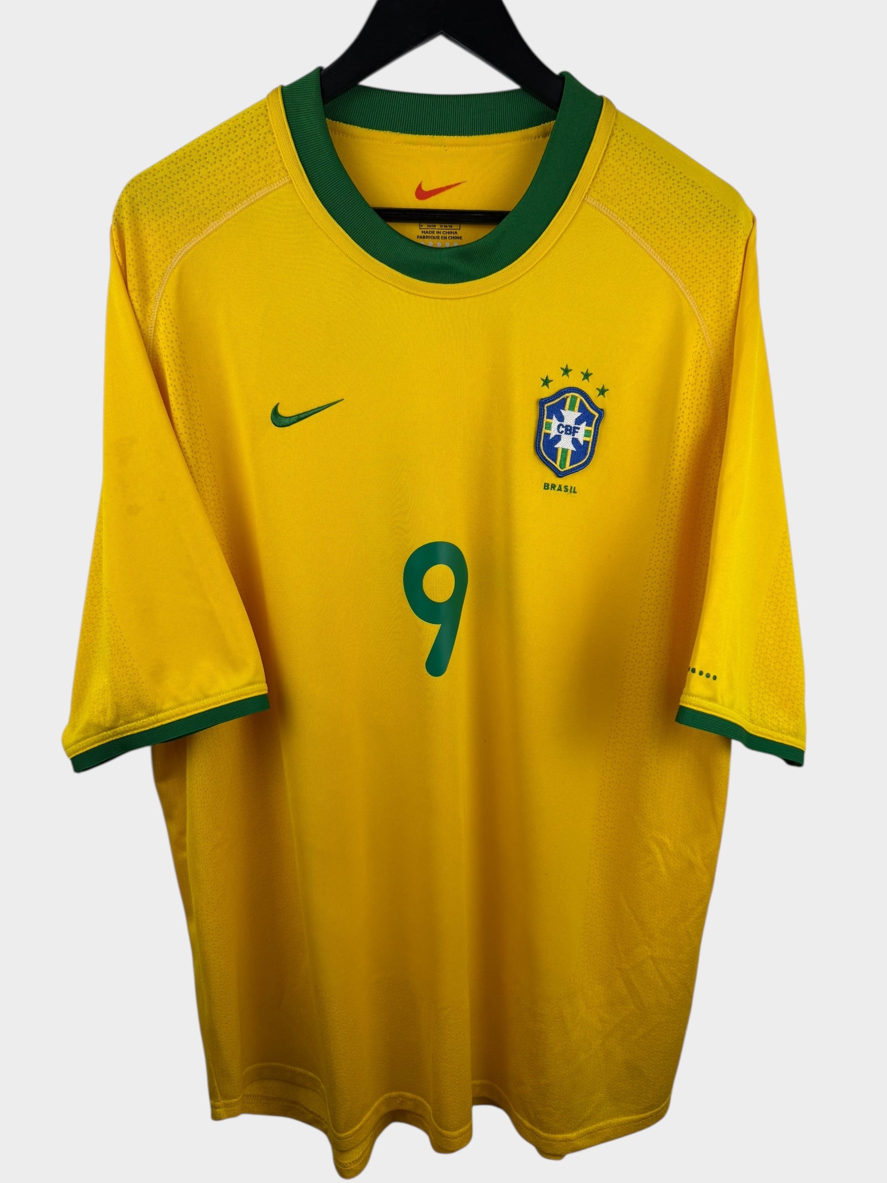 2000-02 BRAZIL THUISSHIRT RONALDO #9 XL