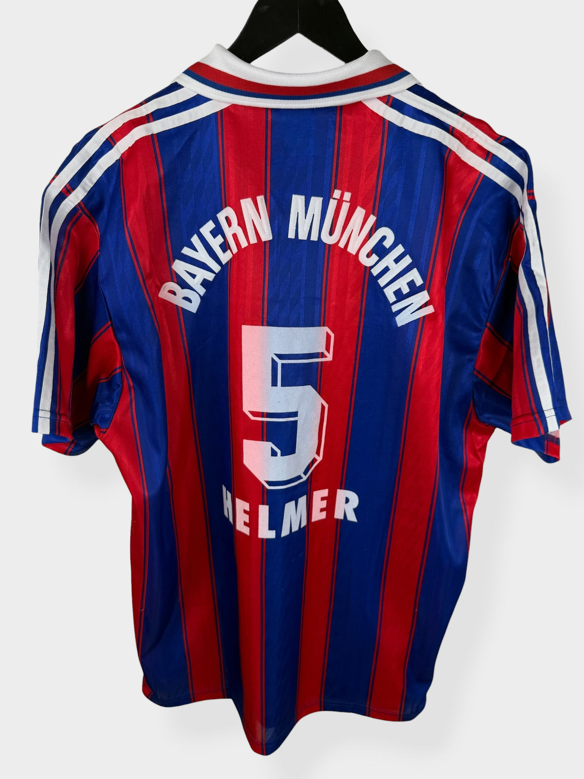 1995-97 BAYERN MUNICH HOME SHIRT HELMER #5 L