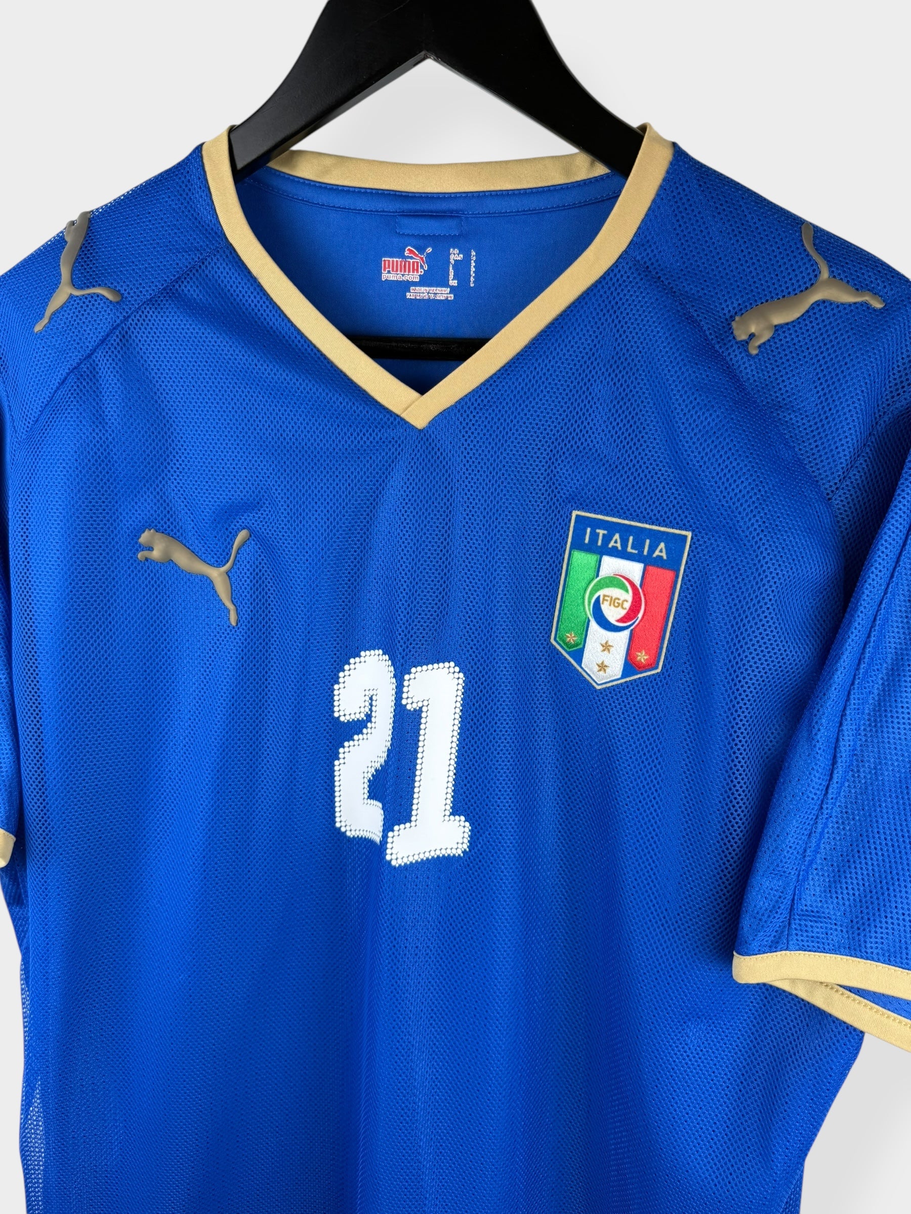 2008-09 ITALY HOME SHIRT PIRLO #21 L