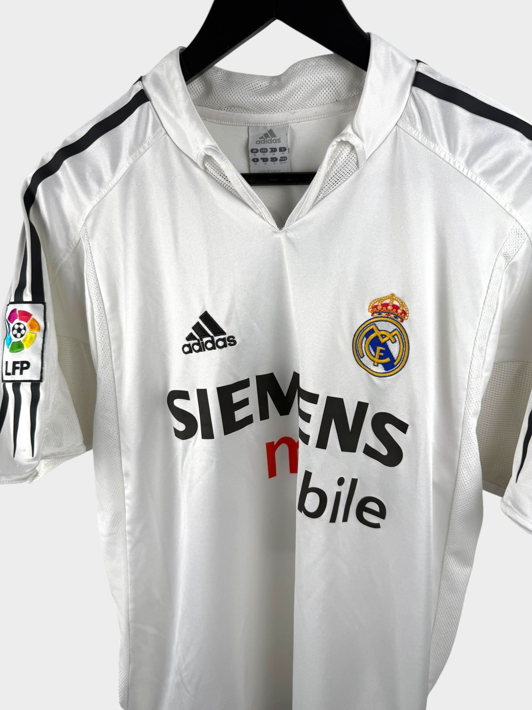 2004-05 REAL MADRID HOME SHIRT ZIDANE #5 M - Authentic Football Club