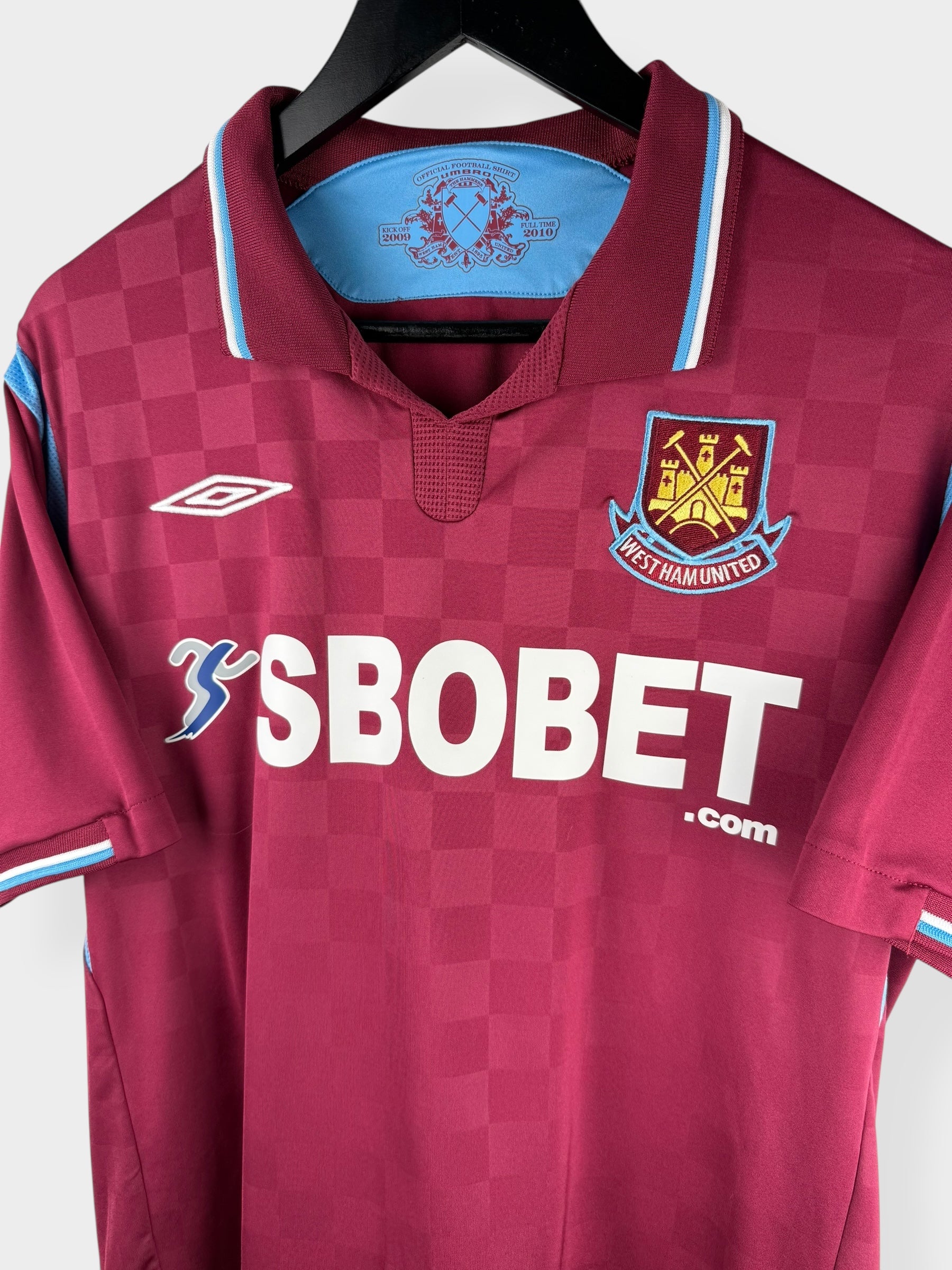 2009-10 WEST HAM UNITED HOME SHIRT L