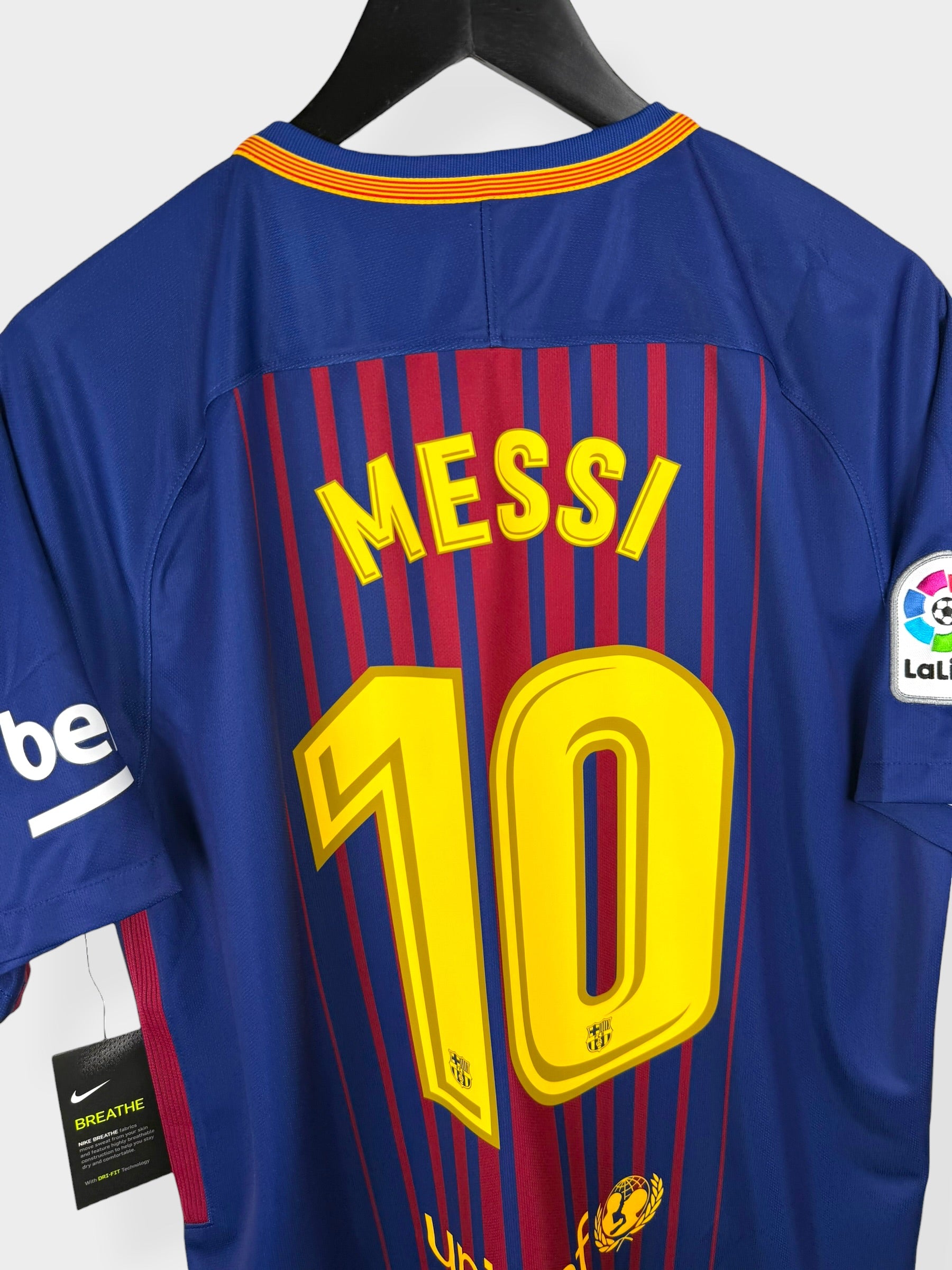 MAILLOT DOMICILE BARCELONE 2017-18 MESSI #10 L