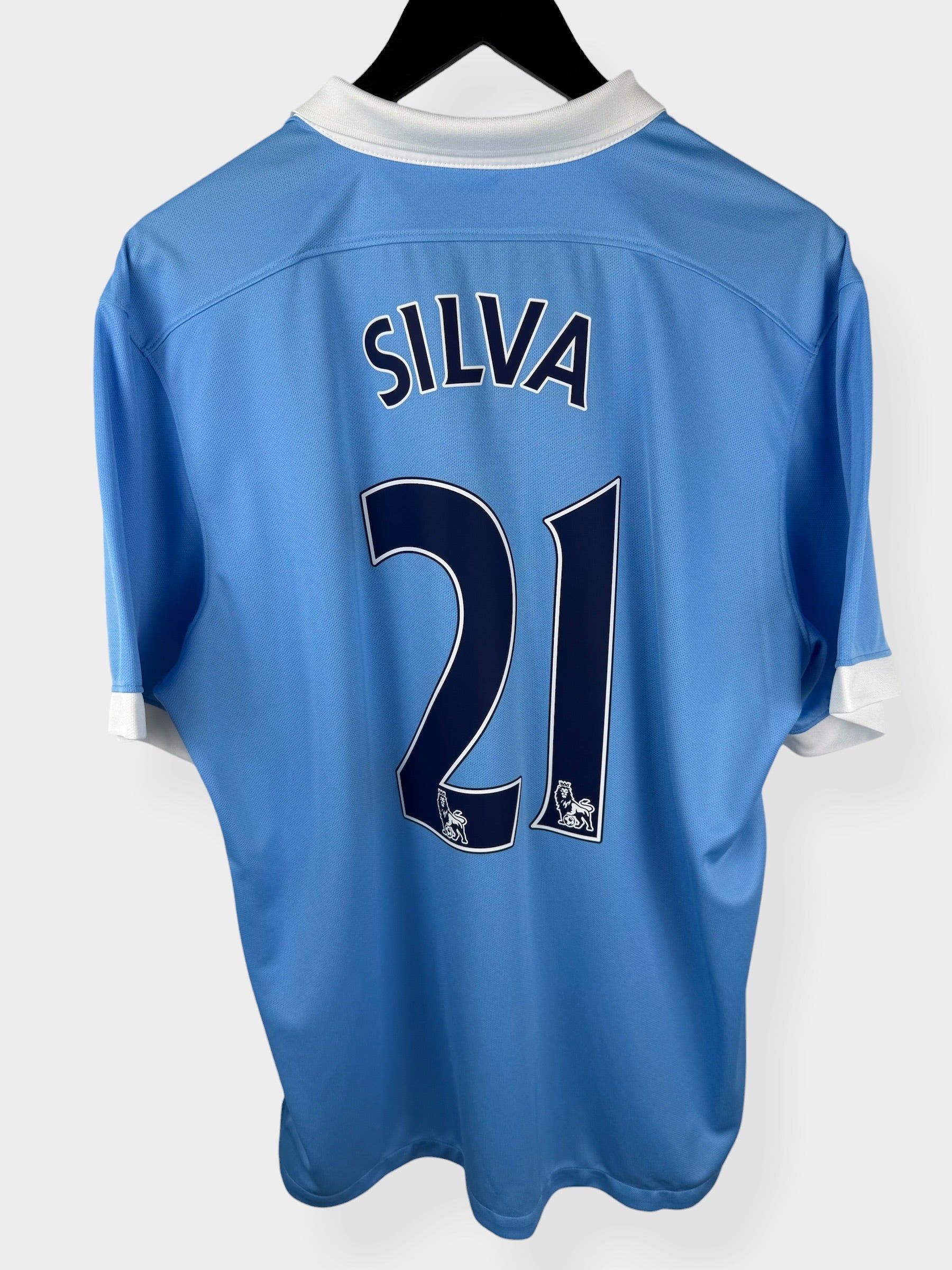 2015-16 MANCHESTER CITY HEIMTRIKOT SILVA #21 XL