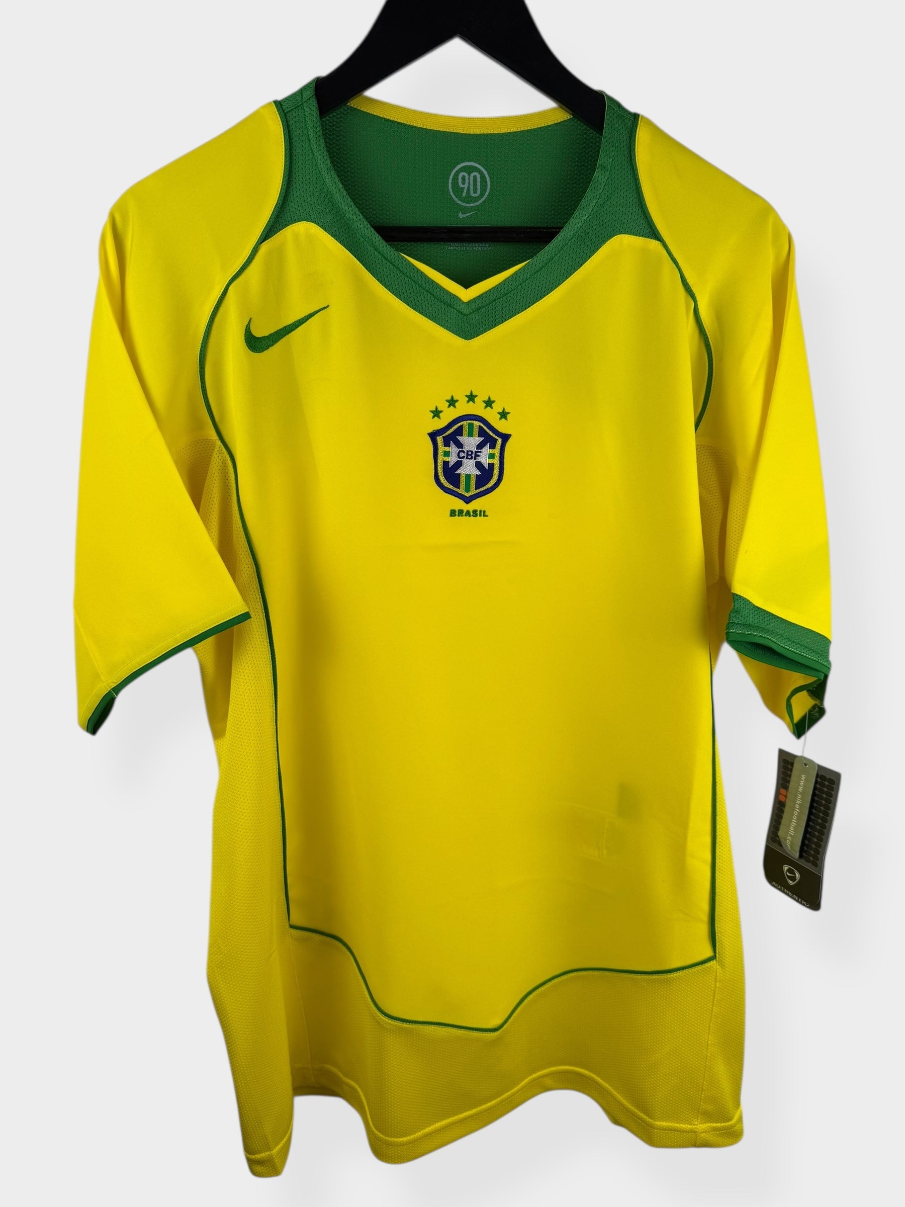 2004-06 BRAZIL HOME SHIRT L