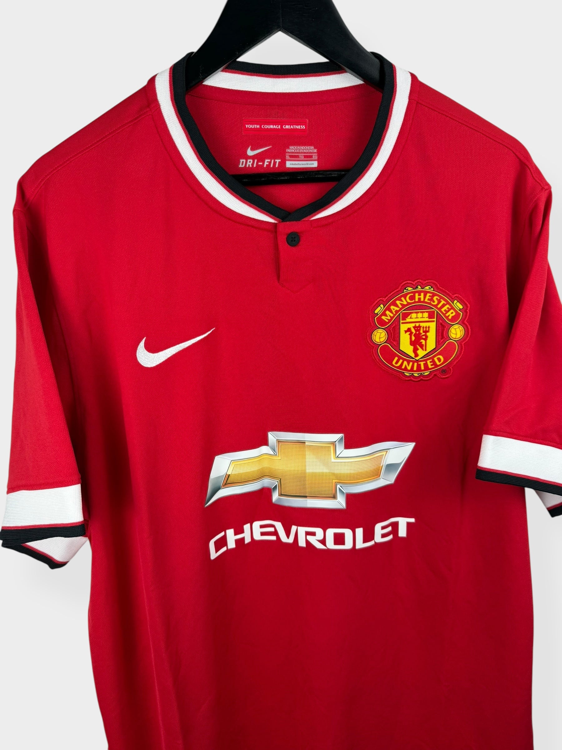 2014-15 MANCHESTER UNITED HOME SHIRT XL - Authentic Football Club