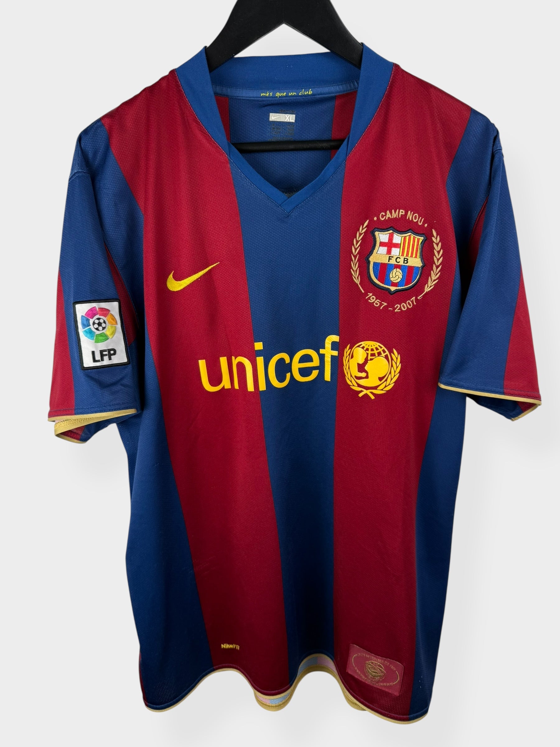 2007-08 BARCELONA HEIMTRIKOT RONALDINHO #10 XL