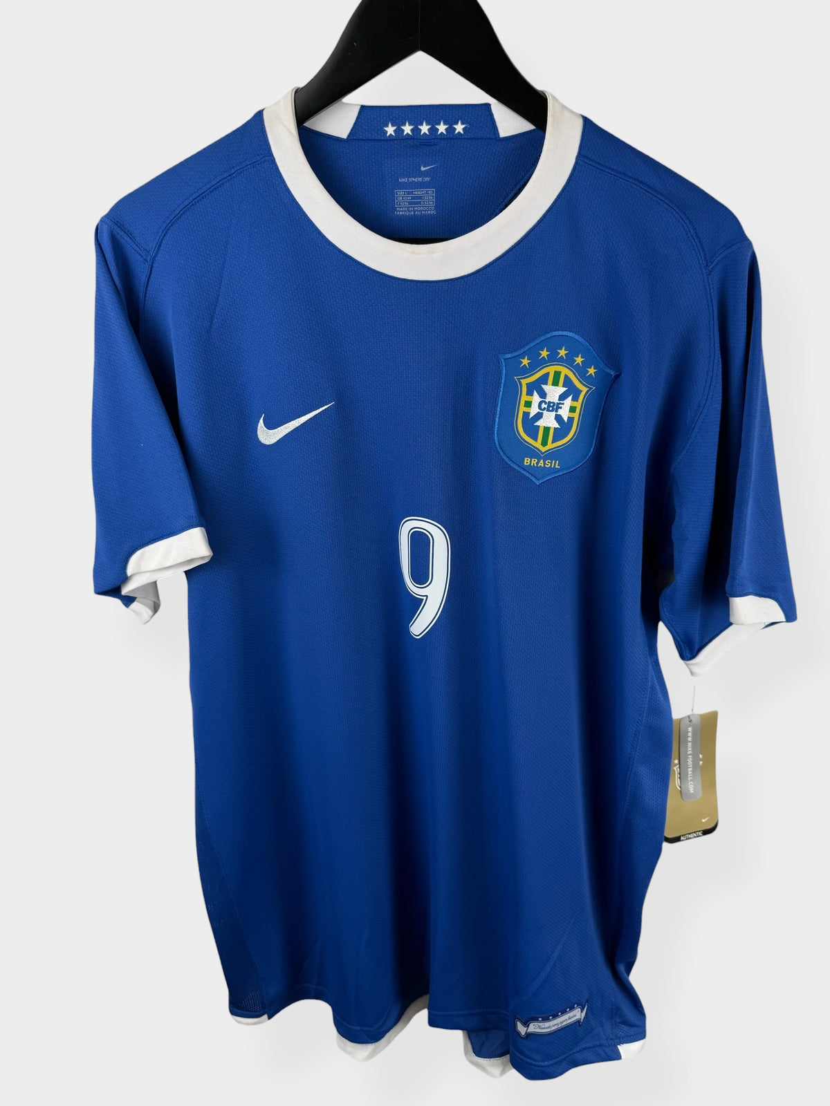 2006-08 BRAZILIË UITSHIRT RONALDO #9 L