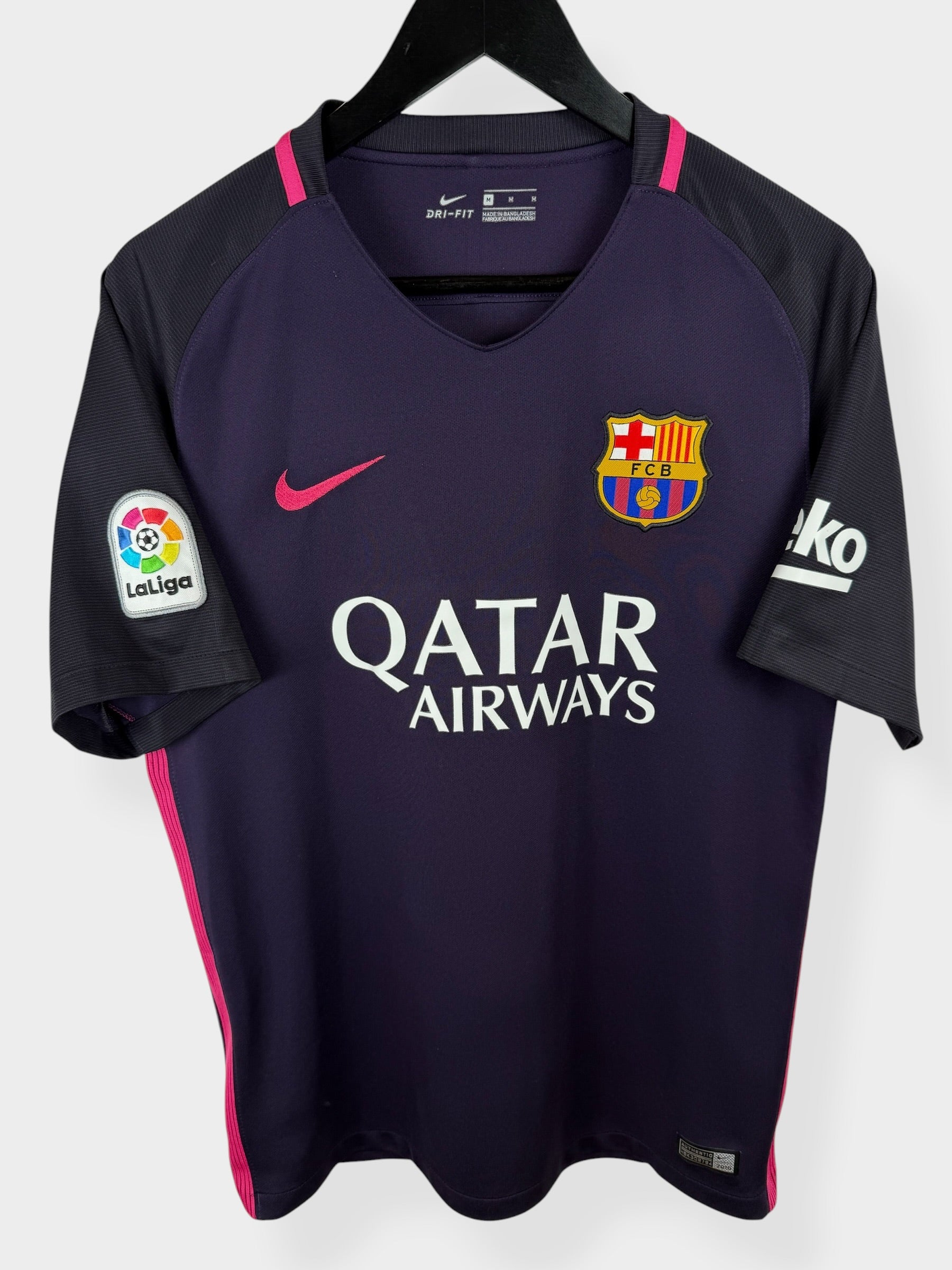 2016-17 BARCELONA AWAY SHIRT NEYMAR #11 M