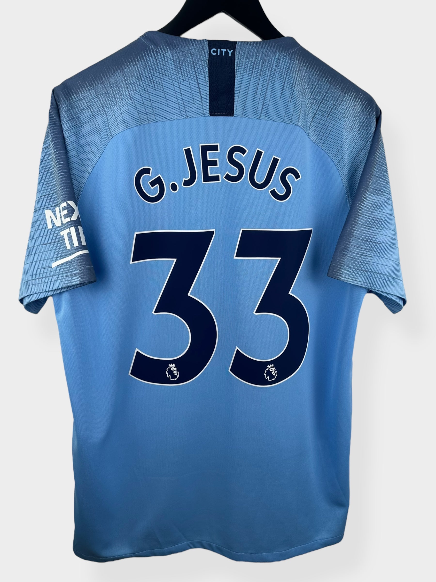 2018-19 MANCHESTER CITY HOME SHIRT G. JESUS #33 L