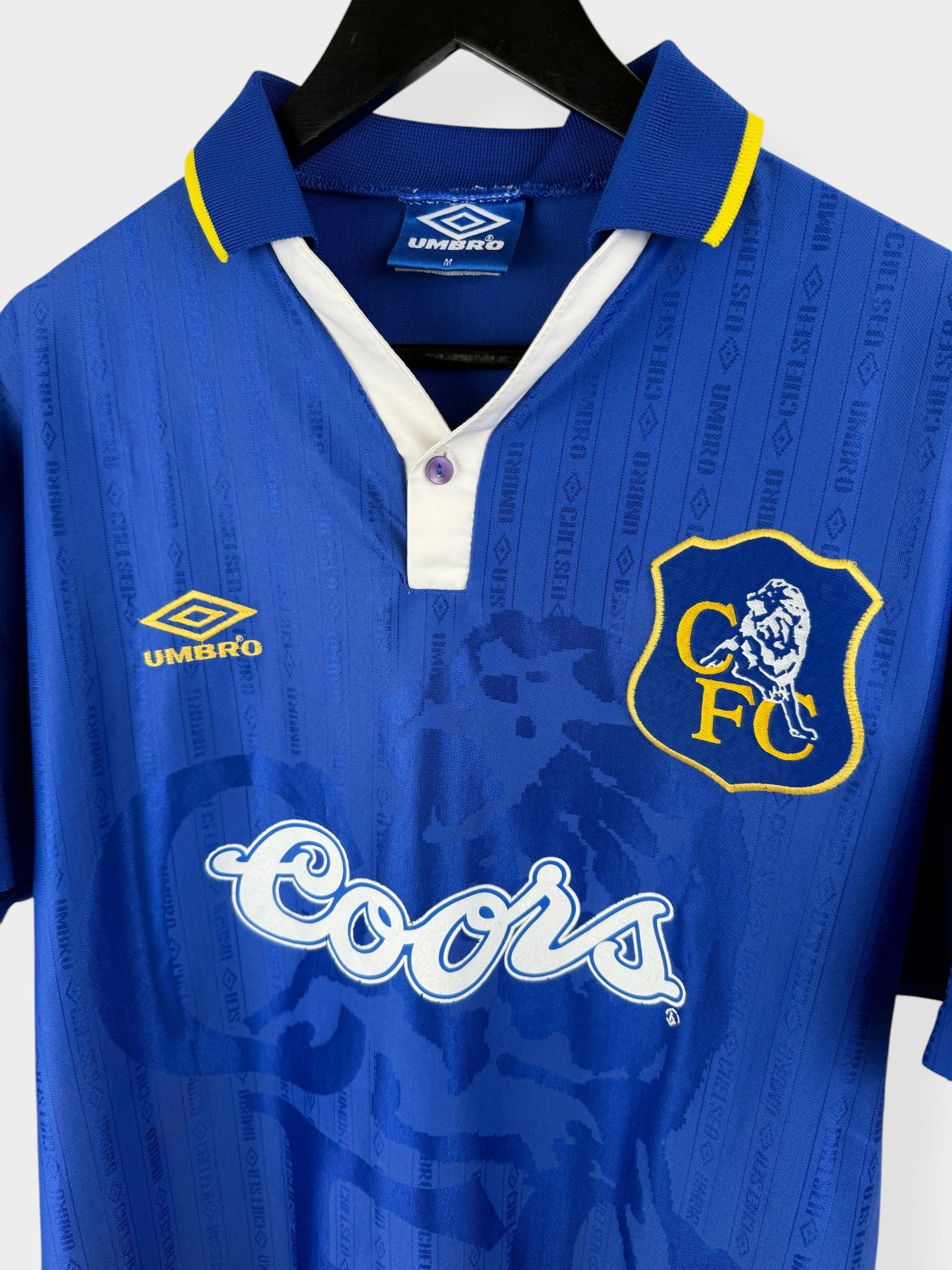 1995-97 CHELSEA HOME SHIRT GULLIT #4 M