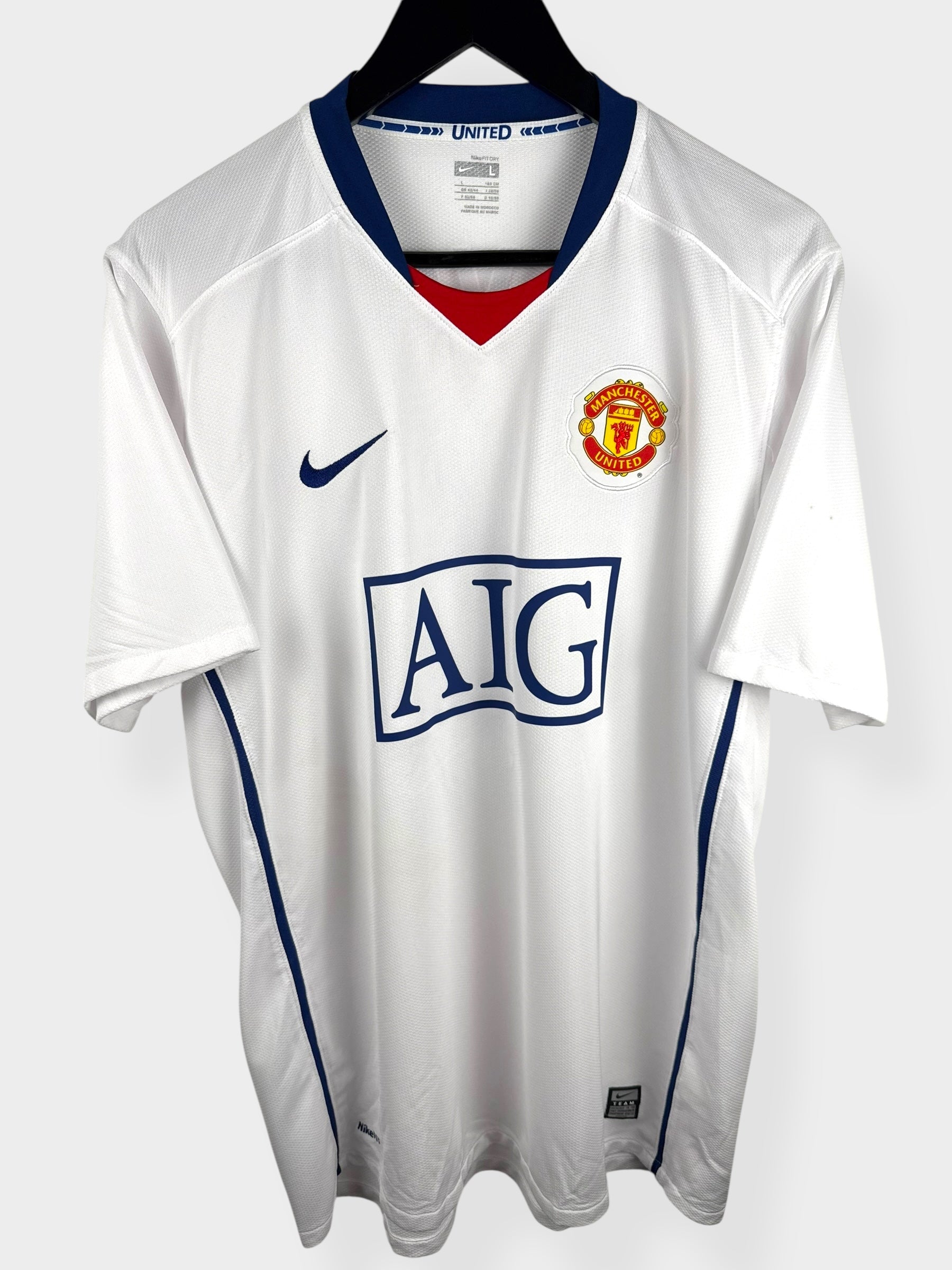 2008-09 MANCHESTER UNITED AWAY SHIRT TEVEZ #32 L