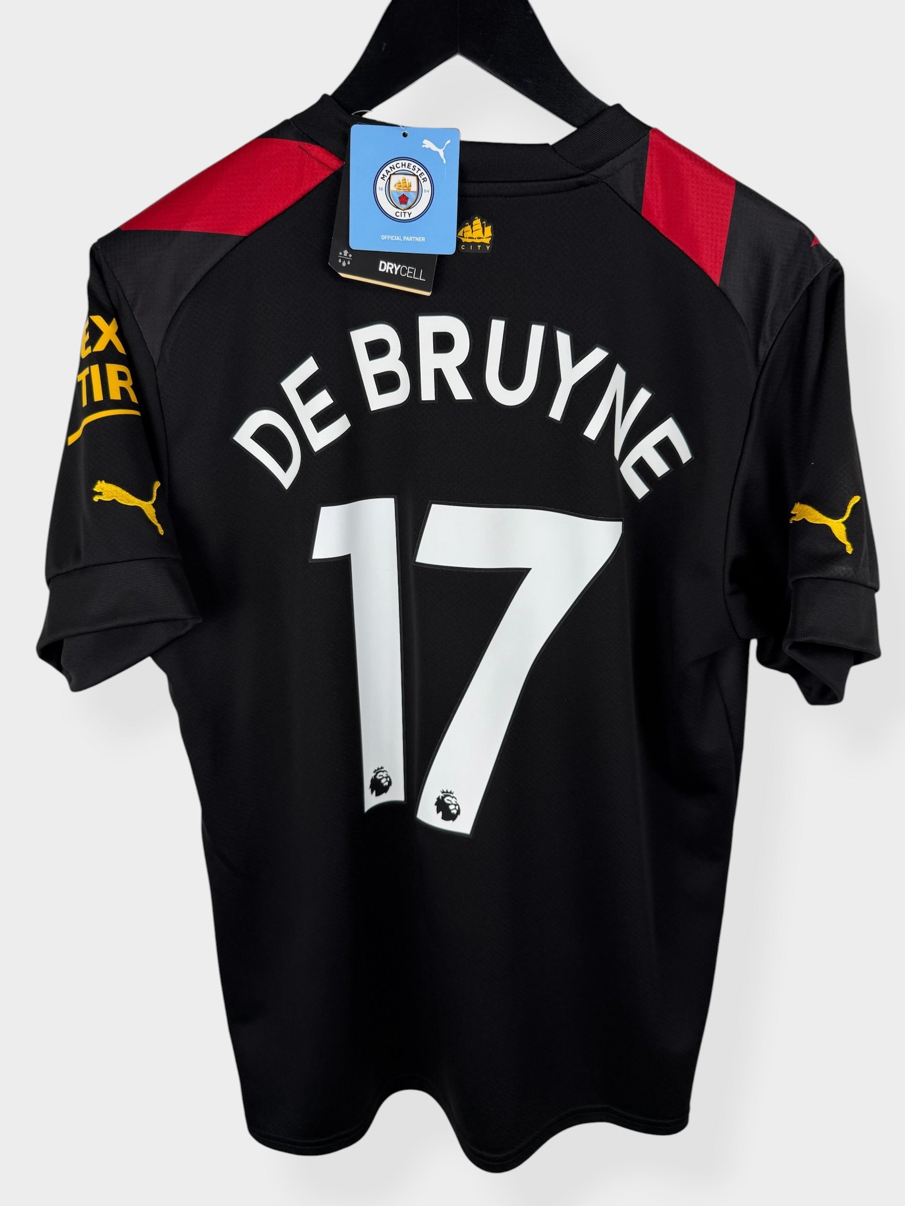 MAILLOT EXTÉRIEUR MANCHESTER CITY 2022-23 DE BRUYNE #17 M