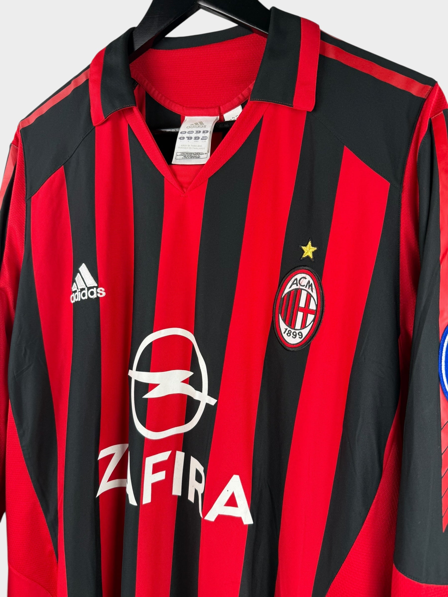2005-06 AC MILAN THUISSHIRT LS MALDINI #3 L