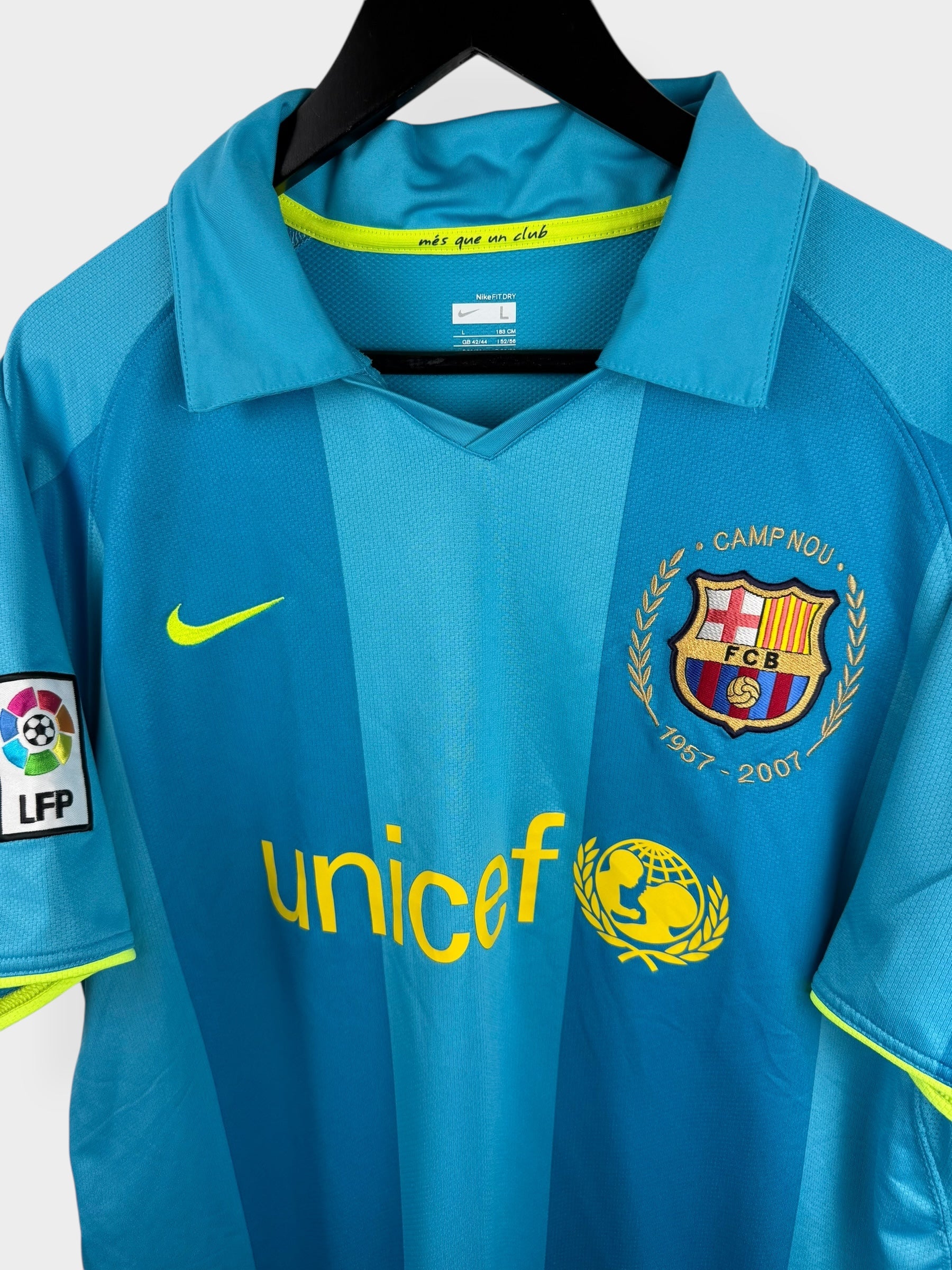 2007-08 BARCELONA AUSWÄRTSTRIKOT MESSI #19 L