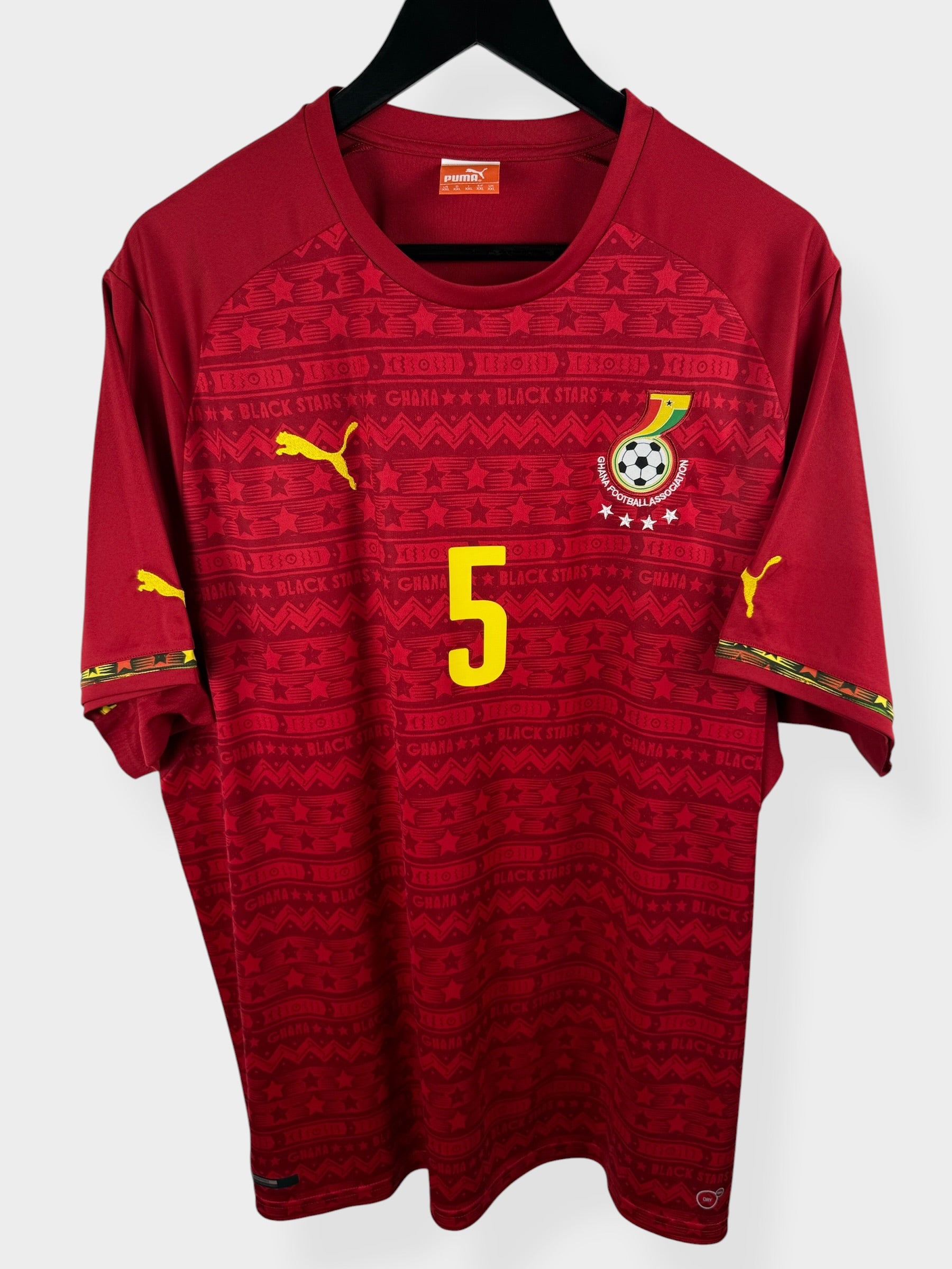 2014-15 GHANA AUSWÄRTSTRIKOT ESSIEN #5 XXL
