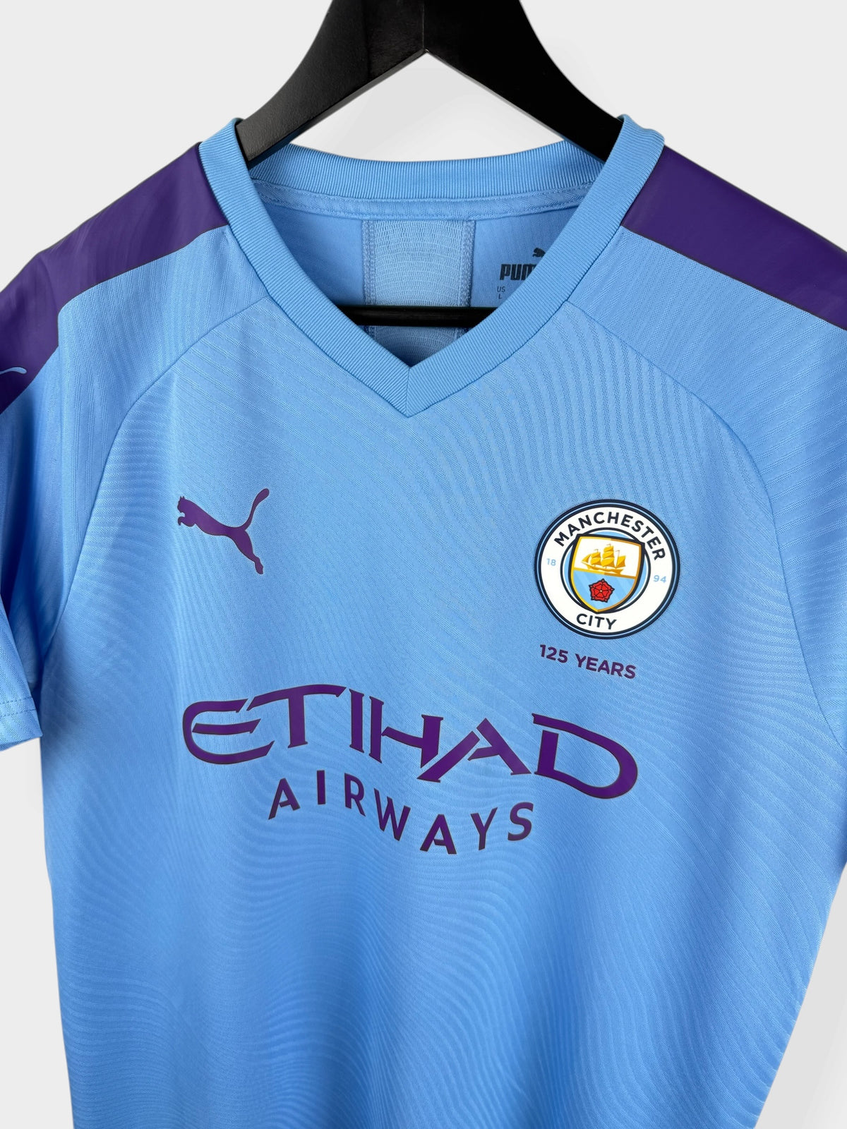 2019-20 MANCHESTER CITY HOME SHIRT KUN AGÜERO #10 L - Authentic Football Club