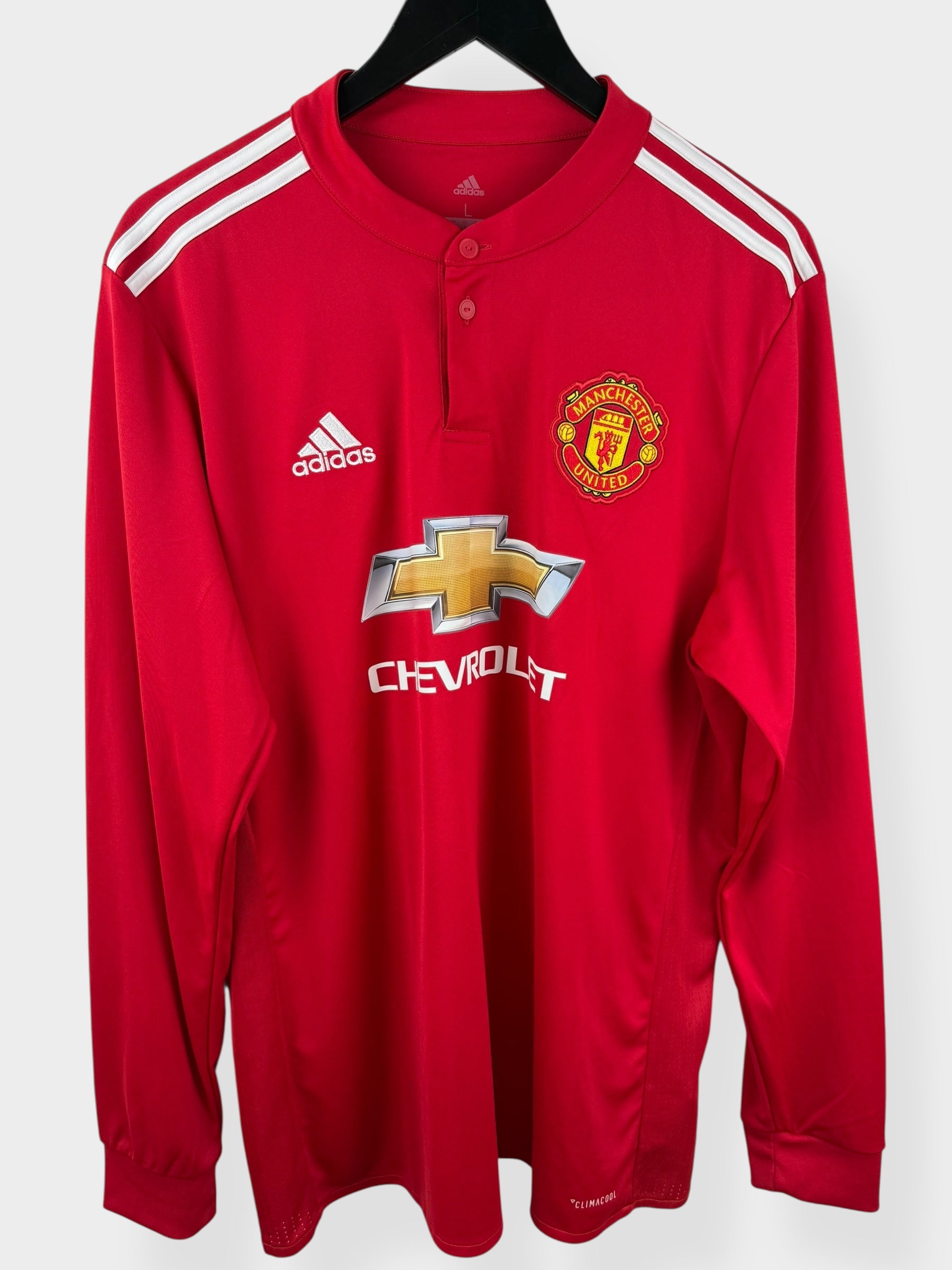 2017-18 MANCHESTER UNITED HOME SHIRT LS POGBA #6